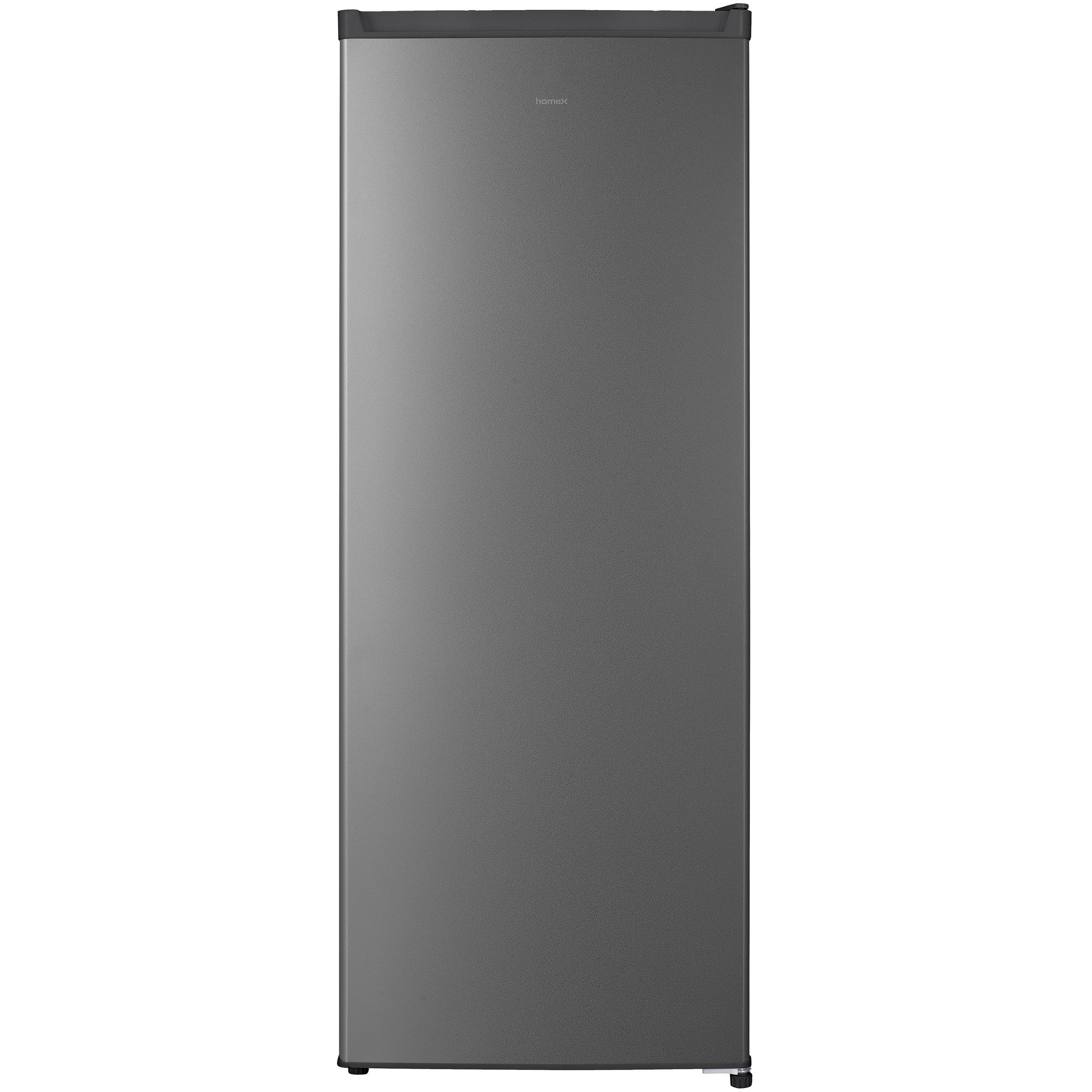 homeX Kühlschrank CS2422E-S, 143 cm hoch, 54.5 cm breit, 242 L, Vollraumkühlschrank ohne Gefrierfach groß, freistehend, 37 dB