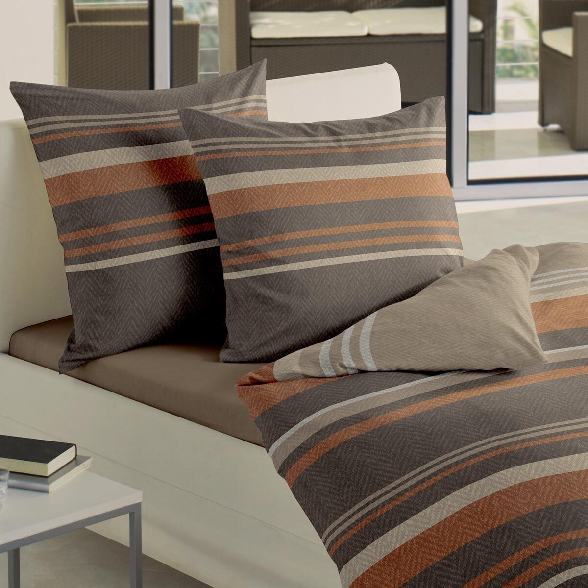 TRAUMSCHLAF Bettwäsche Zürich, Biber, 3 teilig, Winterbettwäsche in warmer günstig online kaufen