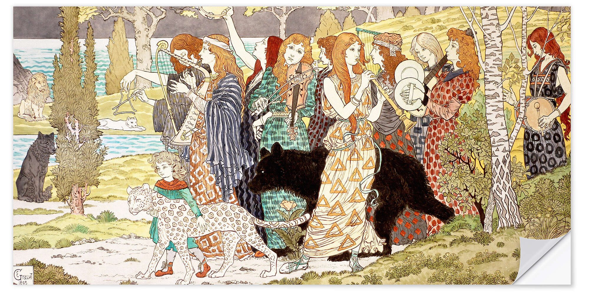 Wandfolie Eugène Grasset