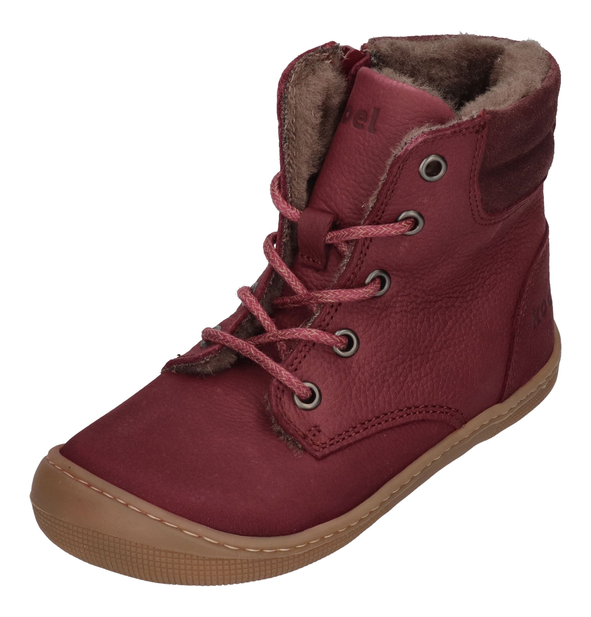 KOEL Darius WOOL Barfußschuh Bordo