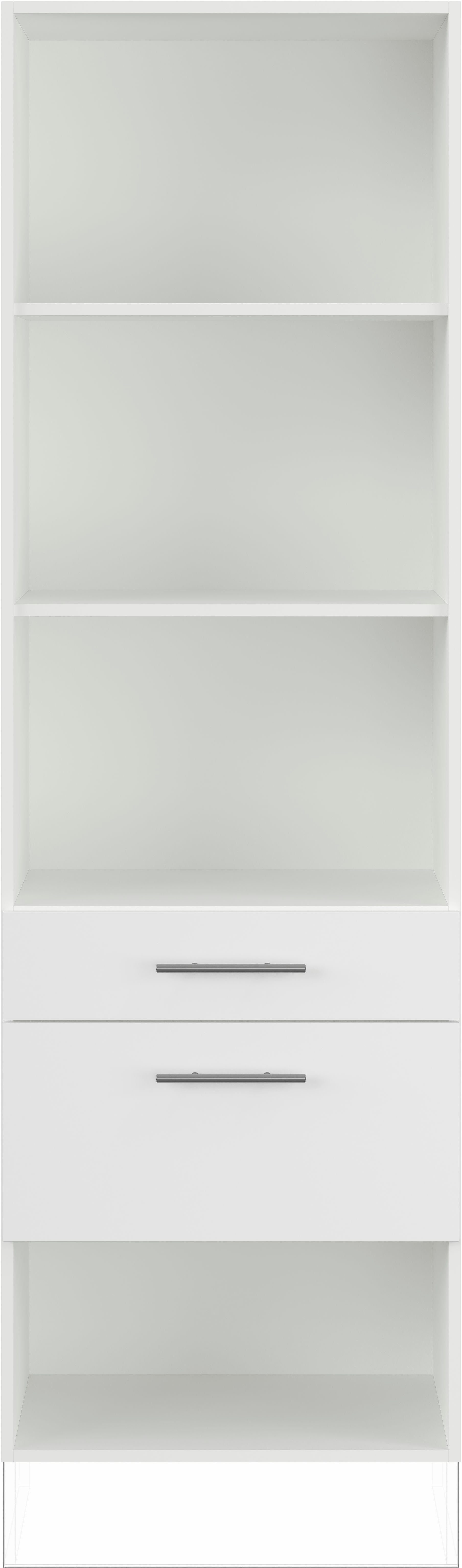 IMPULS KÜCHEN Seitenschrank "Valencia", Breite/Höhe: 60/190,7 cm, mit Soft-Close vormontiert, mit Schubkasten, mit Auszug, mit verstellbaren Fachböden