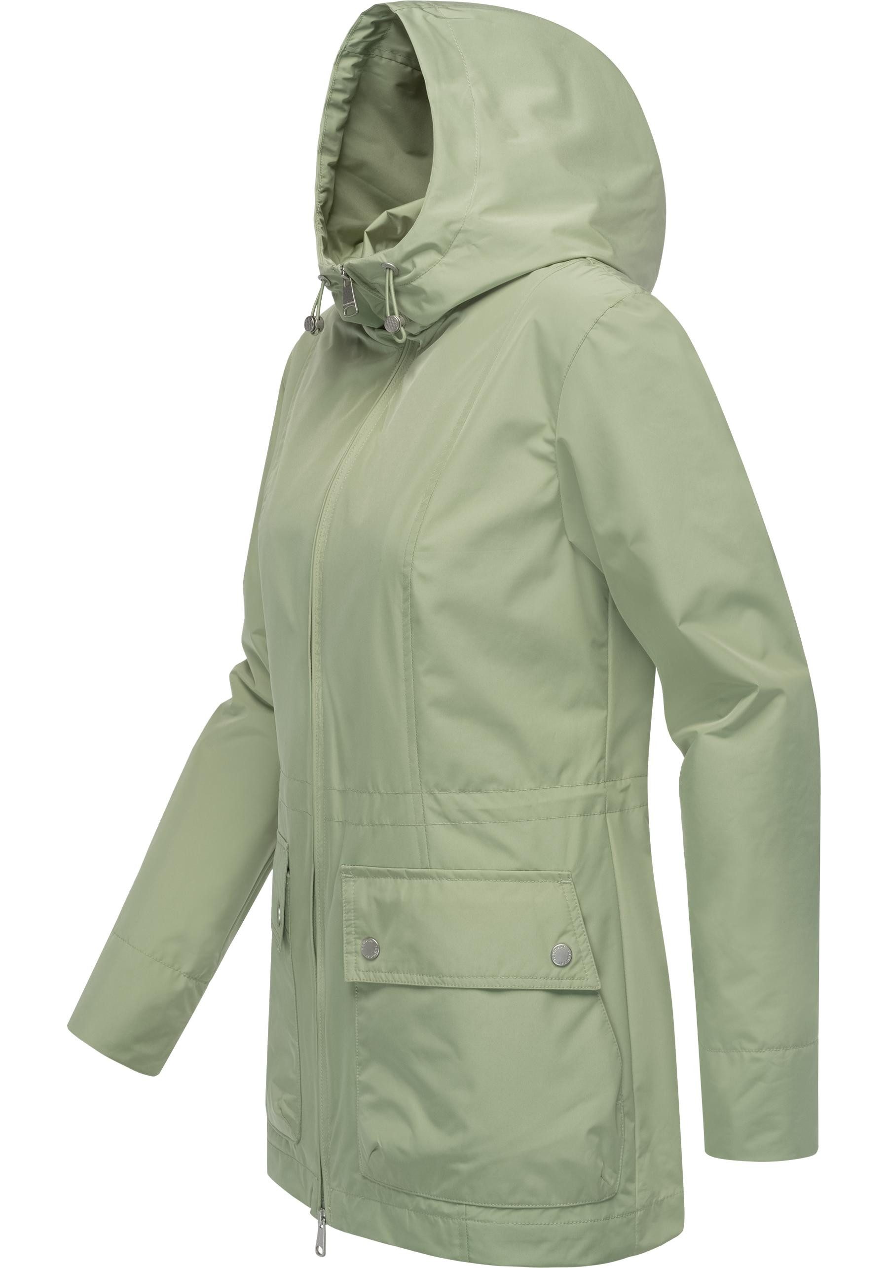 Ragwear Funktionsjacke Monadetta A Wasserdichte und atmungsaktive Übergangsjacke mit Kapuze – Bild 2 von 5