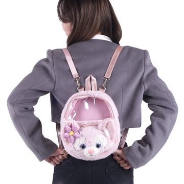 GalaxyCat Daypack Plüsch Ita bag Mini Rucksack mit transparentem Sichtfenster im LinaBel, Itabag Minirucksack