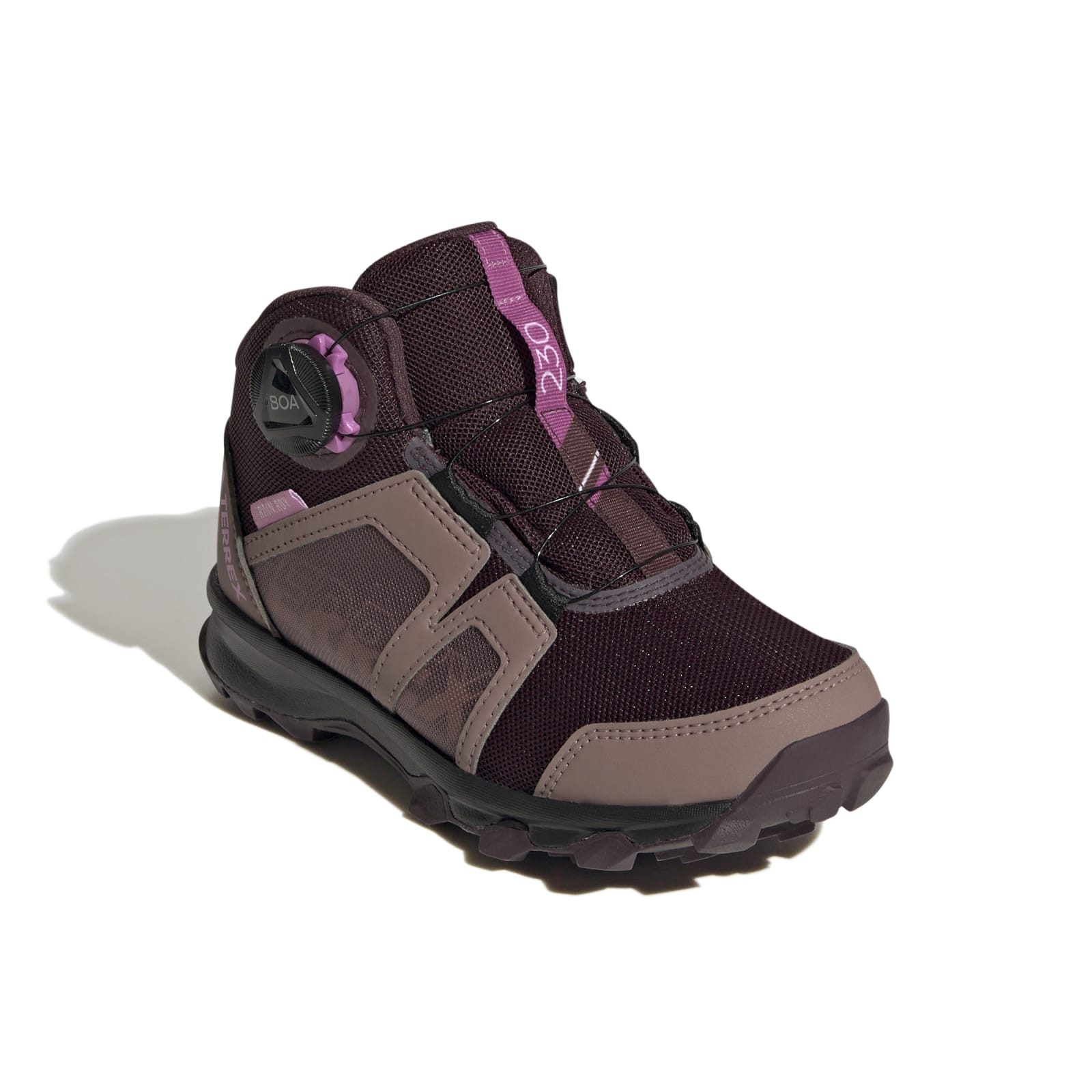 adidas Performance Terrex Agravic Boa Rain.RDY Mid (wasserdicht) weinrot Kinder Laufschuh