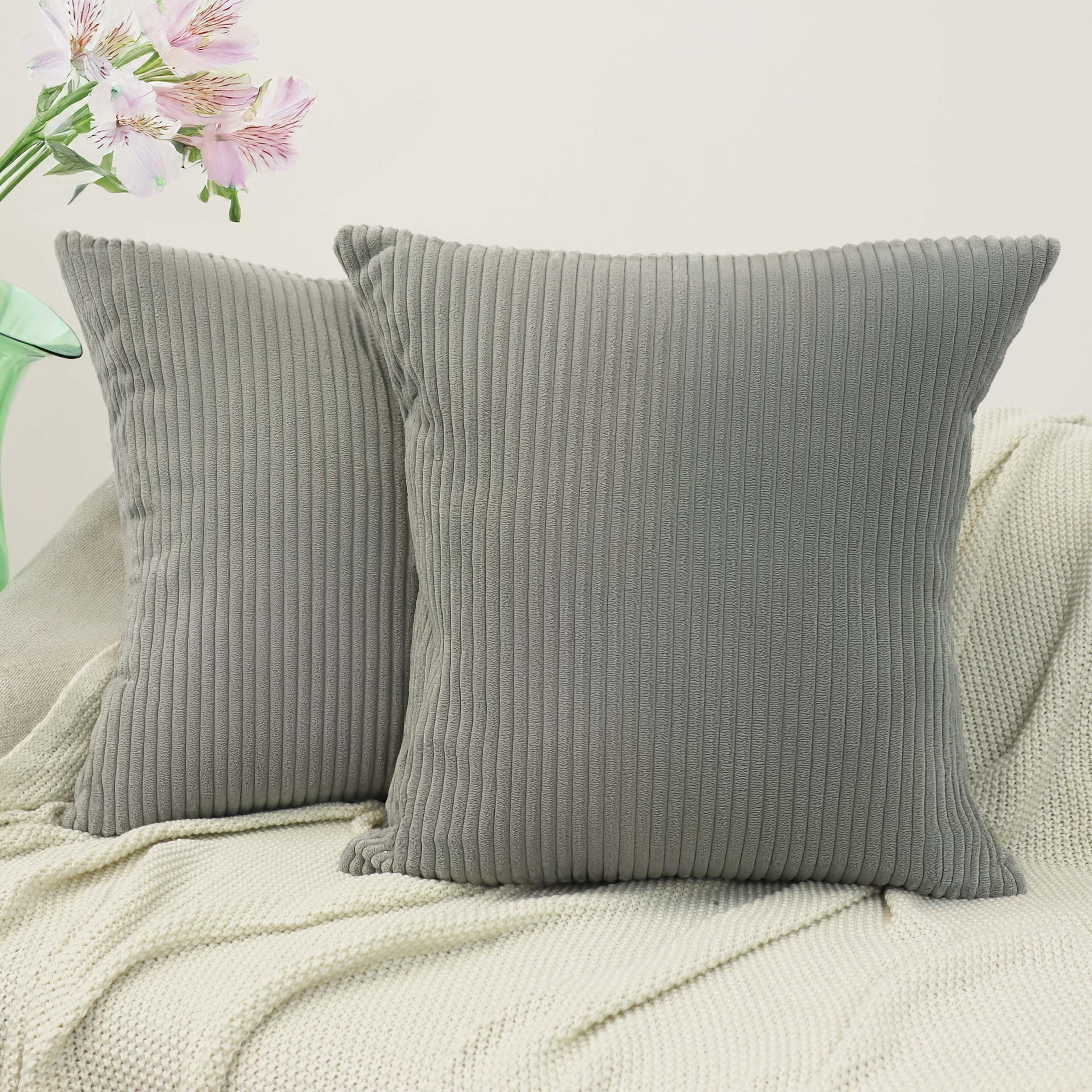 Amilian Dekokissen mit Füllung und Kissenbezug - 2er Set - Kissen, Zierkiss günstig online kaufen