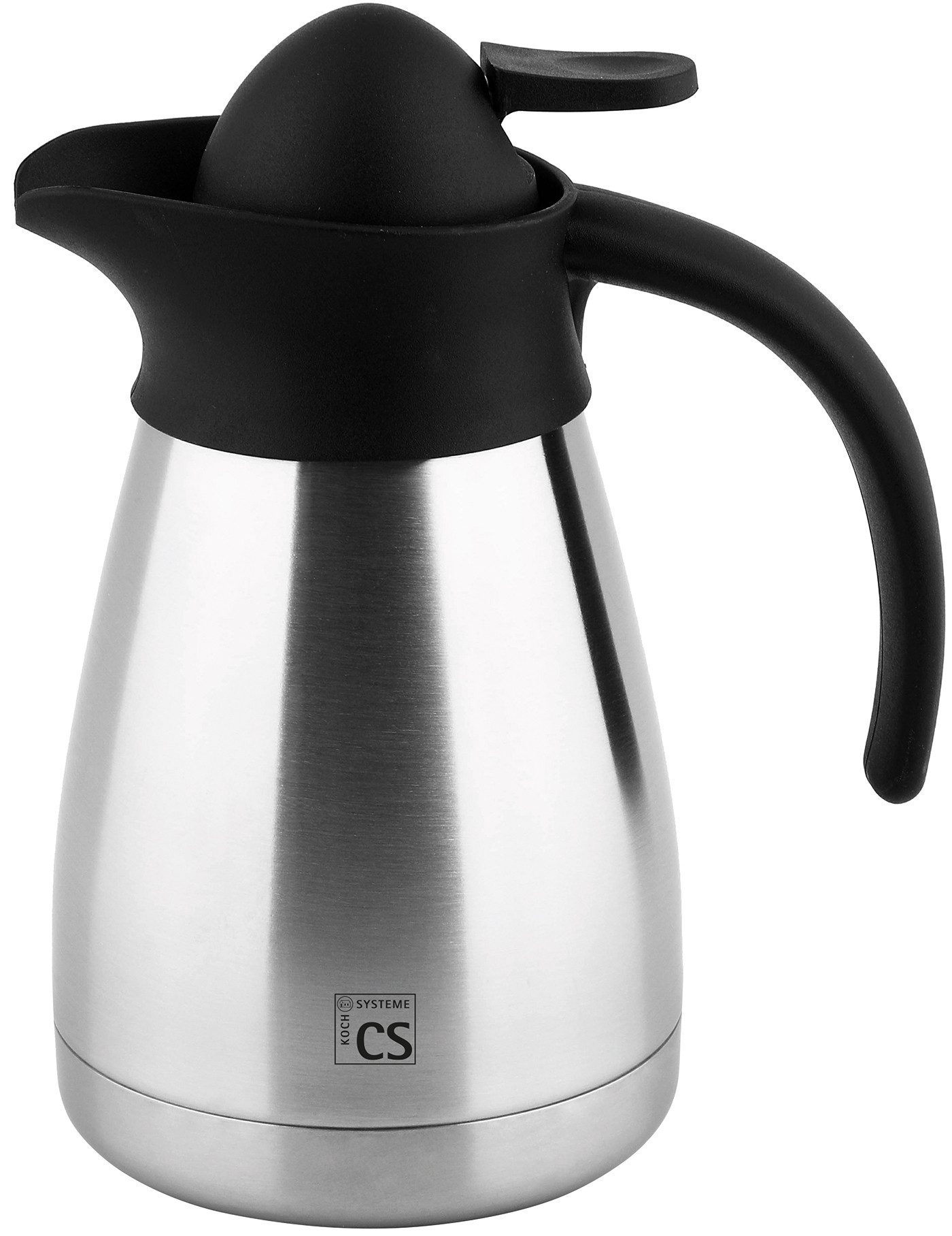 CS Koch-Systeme Isolierflasche COTTBUS, 0,5 l, doppelwandiger Edelstahl rostfrei, auslaufsicher