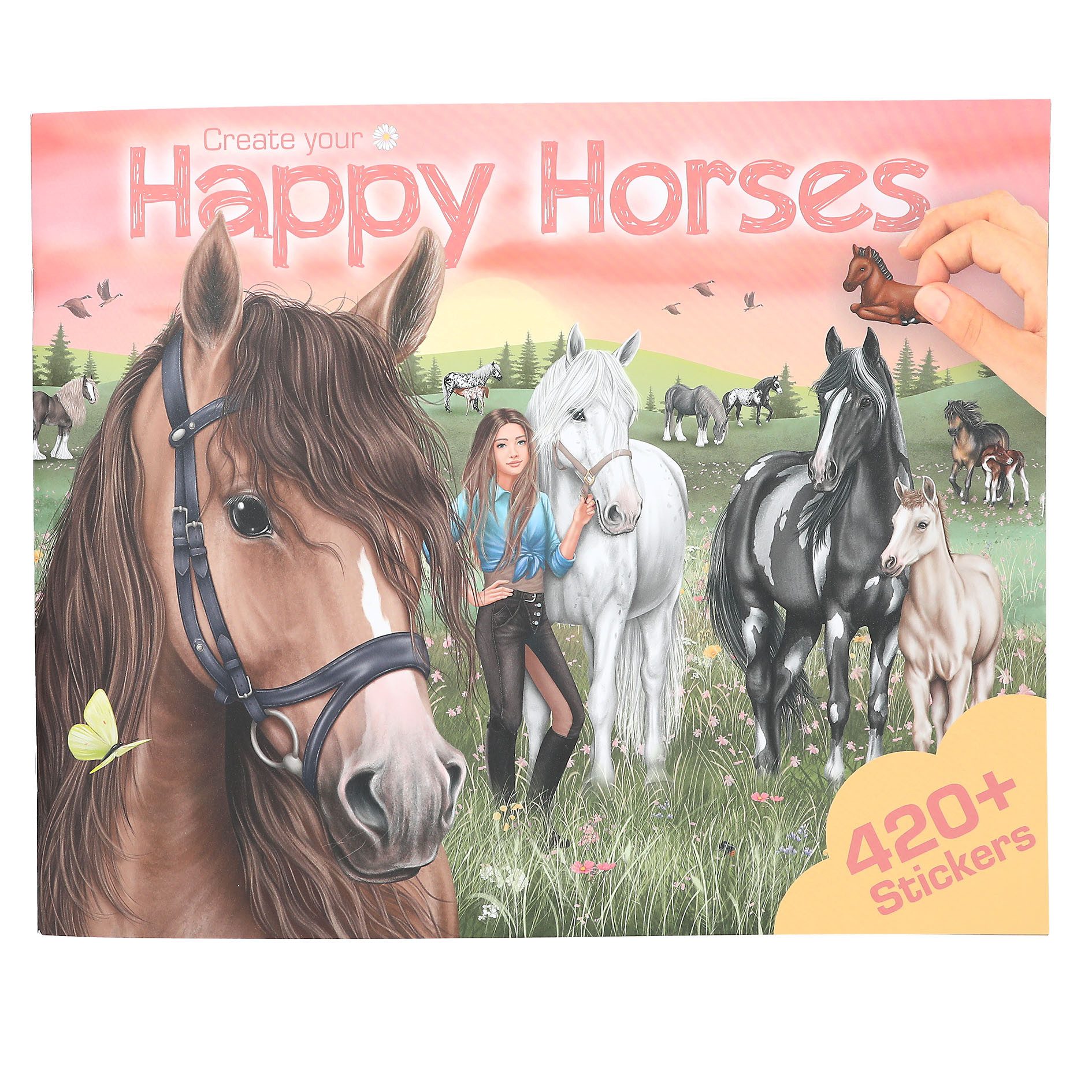 Depesche Stickerbuch DEPESCHE Stickerbuch Create your Happy Horses