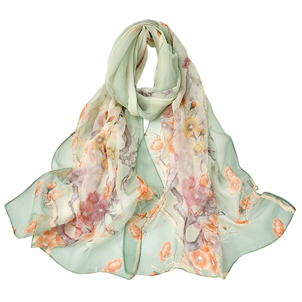 Schal Modeschal Chiffon Schal Damen Stola Umschlagtuch Halstuch