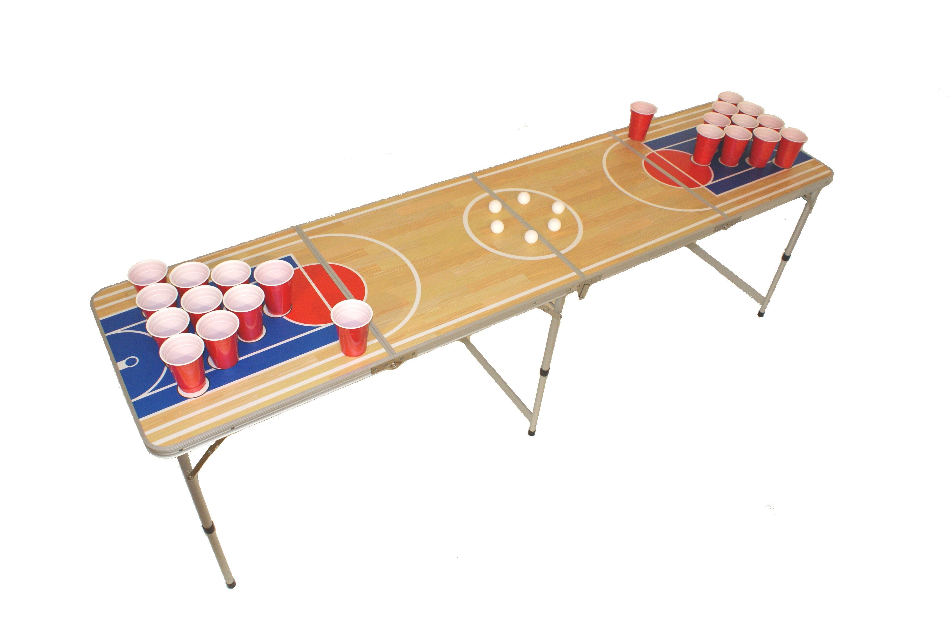 BeerCup Spieltisch Baseliner Beer Pong Tisch Set Audio, (5-tlg)