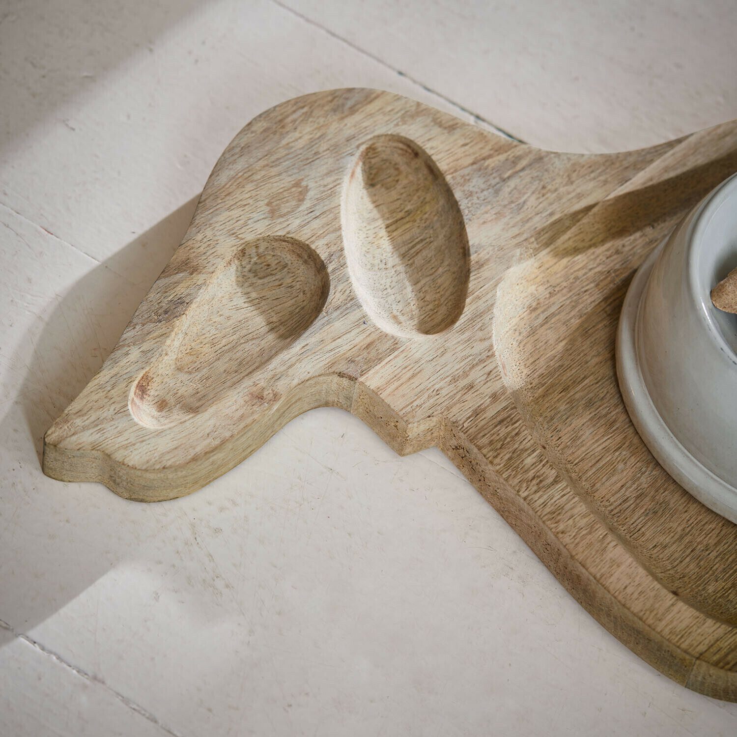 Mirabeau Futternapf Unterlage für Futternapf Brisette braun