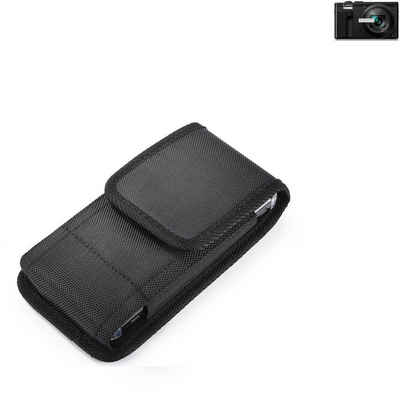K-S-Trade Kameratasche für Panasonic Lumix DMC-TZ81, Holster Gürteltasche Holster Gürtel Tasche wasserabweisend Handy