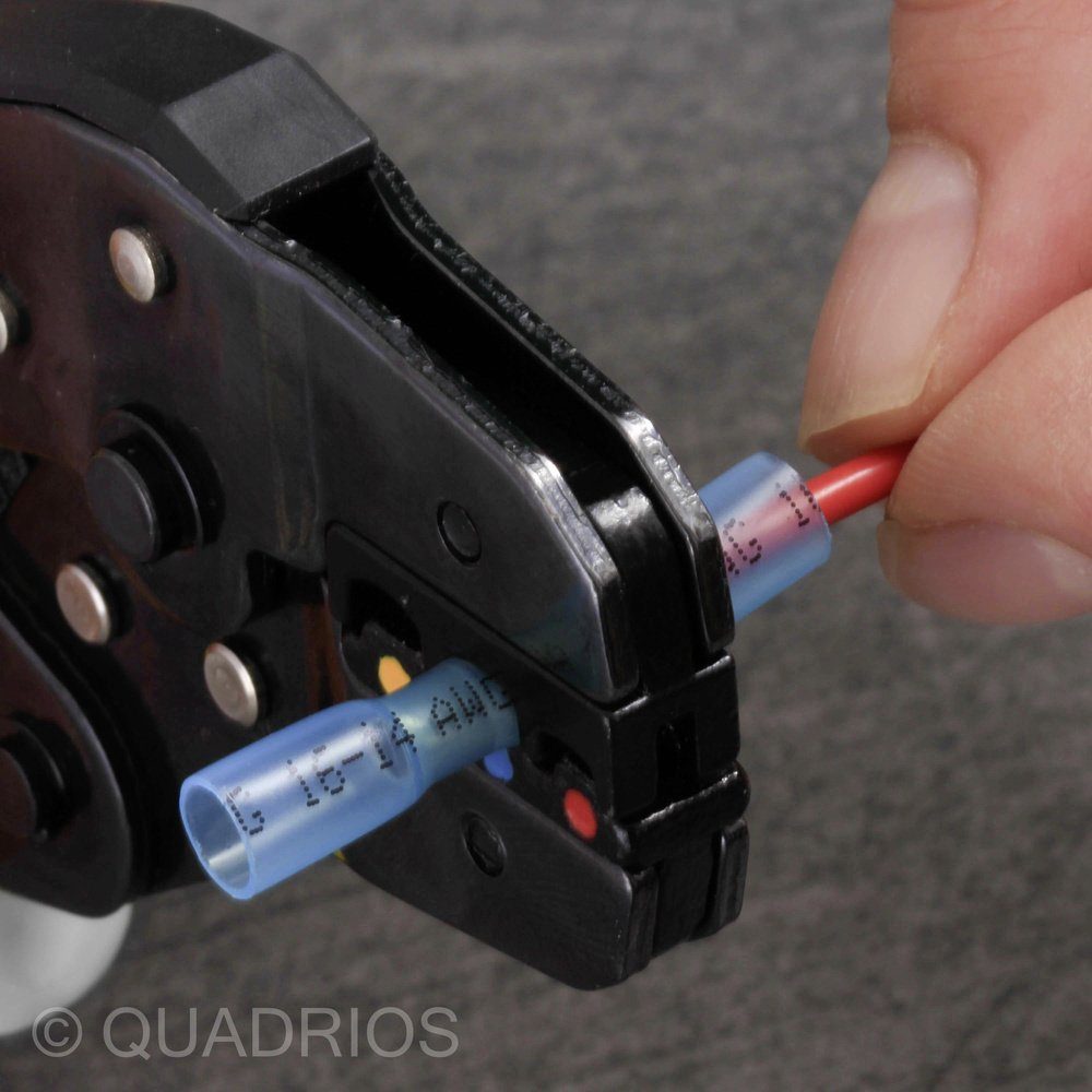 Quadrios Stoßverbinder Quadrios 22C466 Stoßverbinder 2.5 1.5 22C466 mit Schrumpfschlauch mm² mm² Vol
