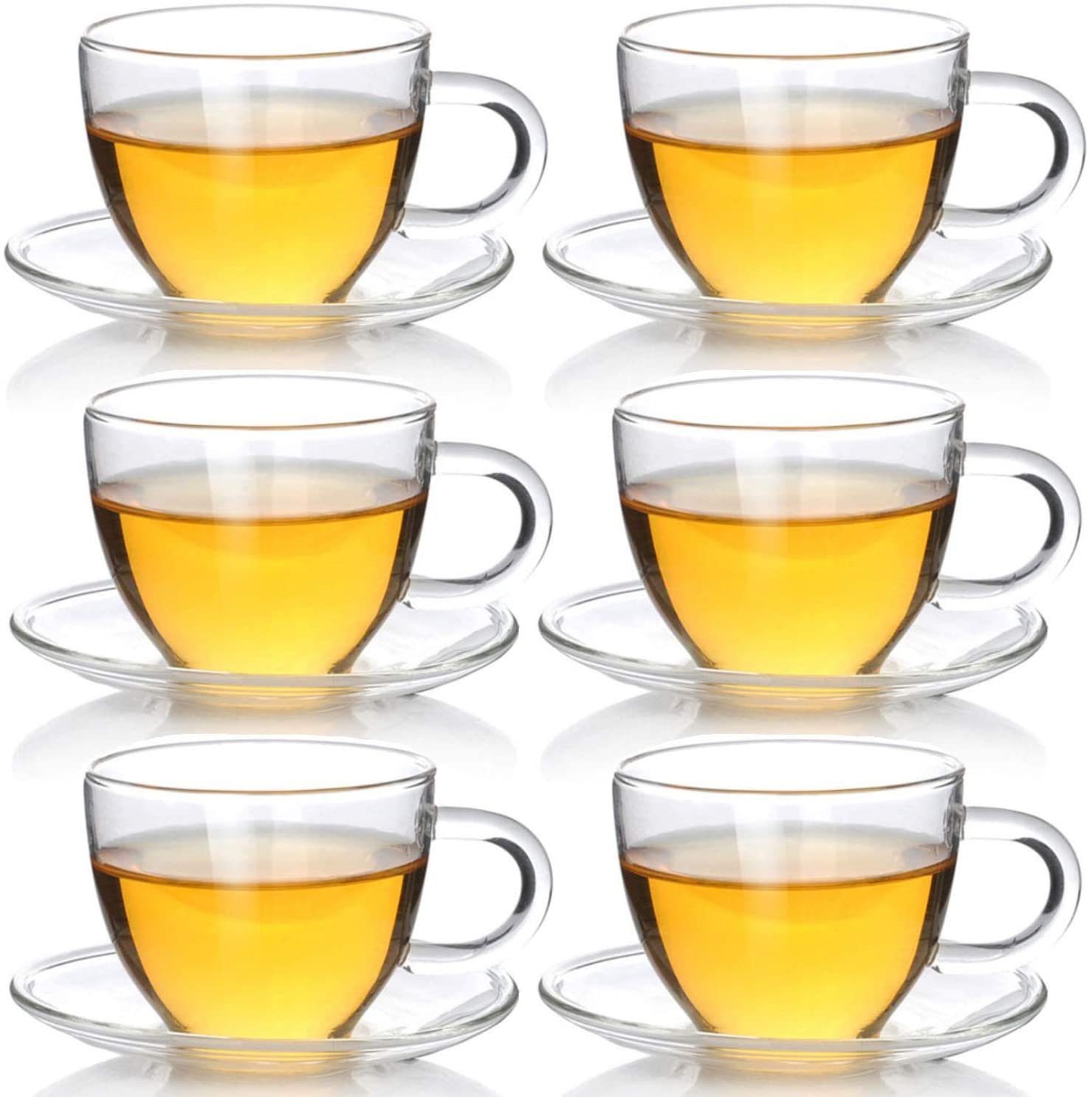 Tasse Tee & Kaffeetassen Set; 80 ml Fassungsvermögen