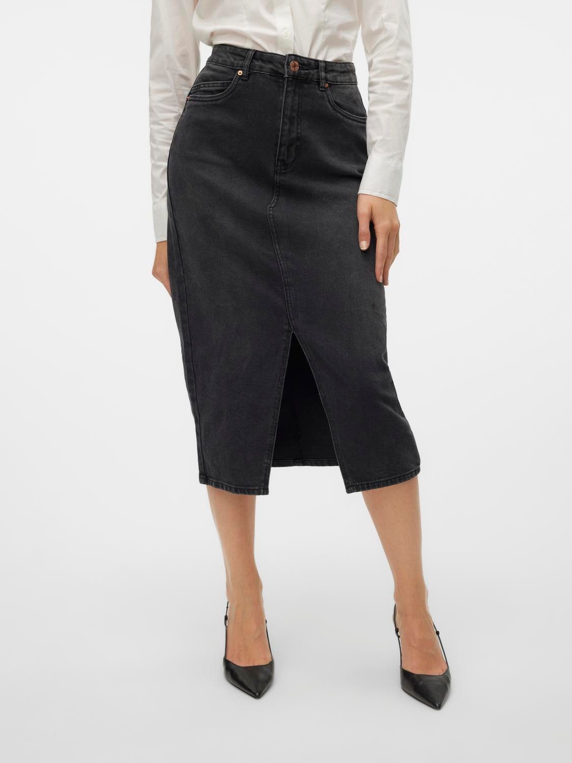 Vero Moda Maxirock VMVERI HR CALF günstig online kaufen