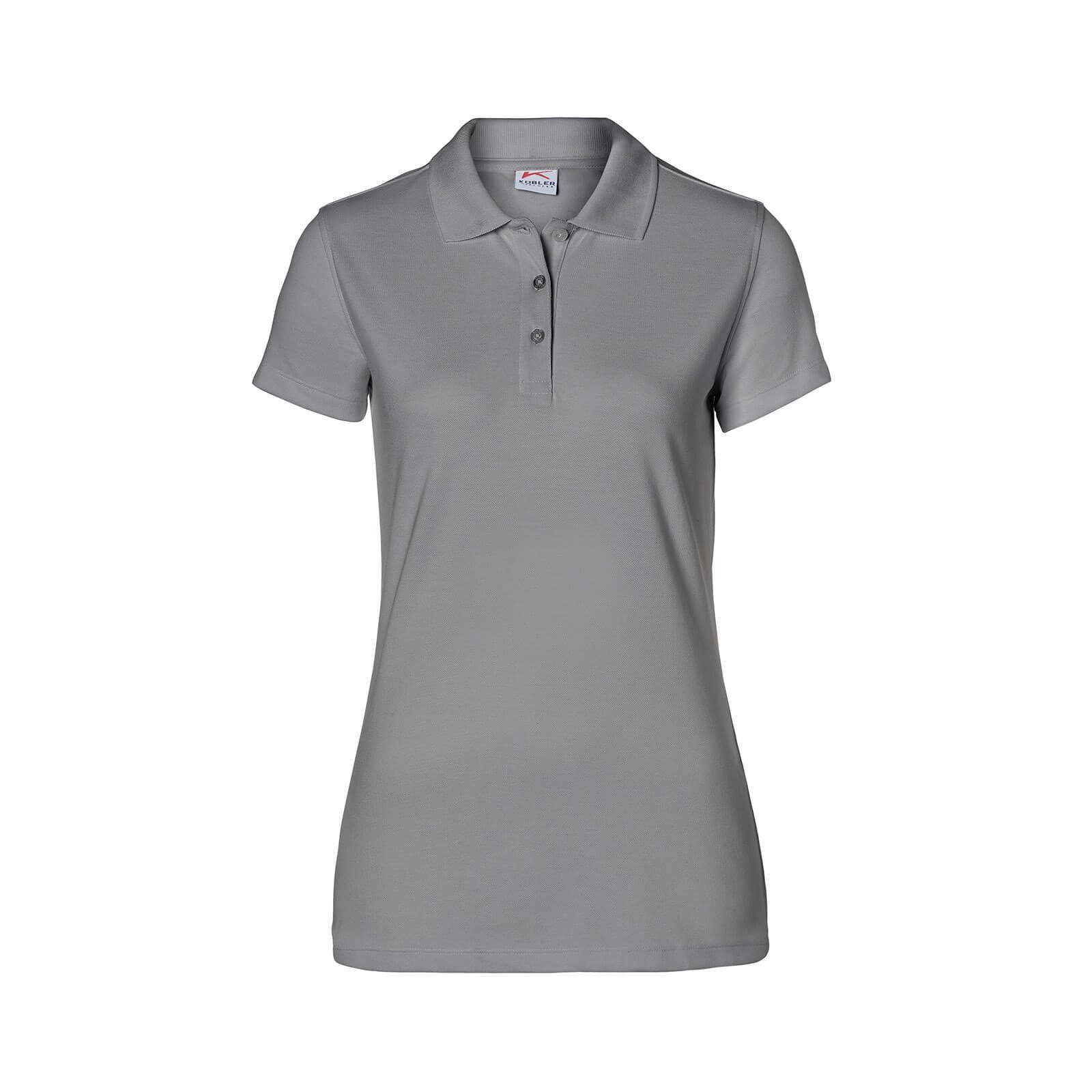 Kübler Poloshirt Kübler Shirts Polo Damen mittelgrau