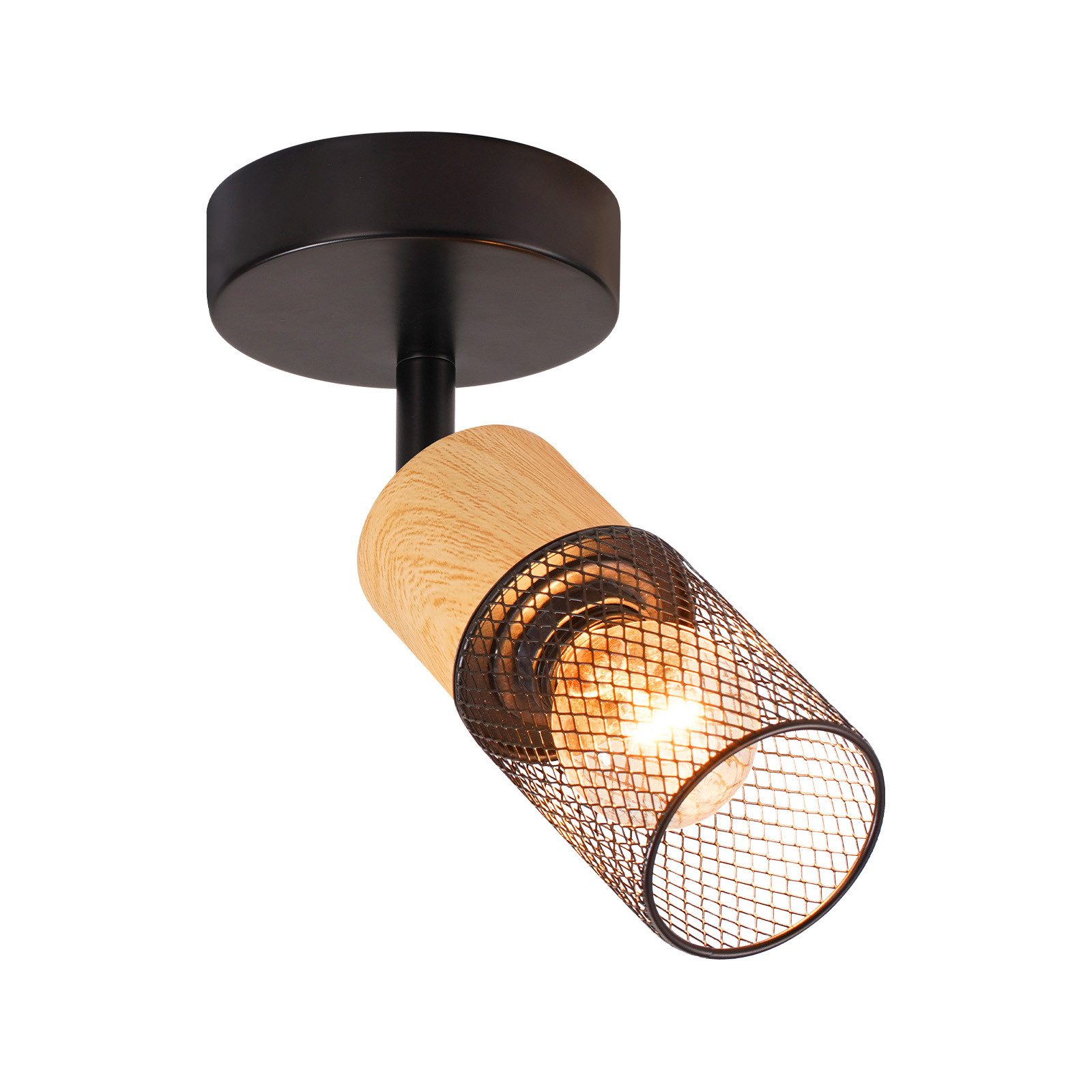 ZMH Deckenstrahler 1 Flammig 350°Schwenkbar E14 günstig online kaufen