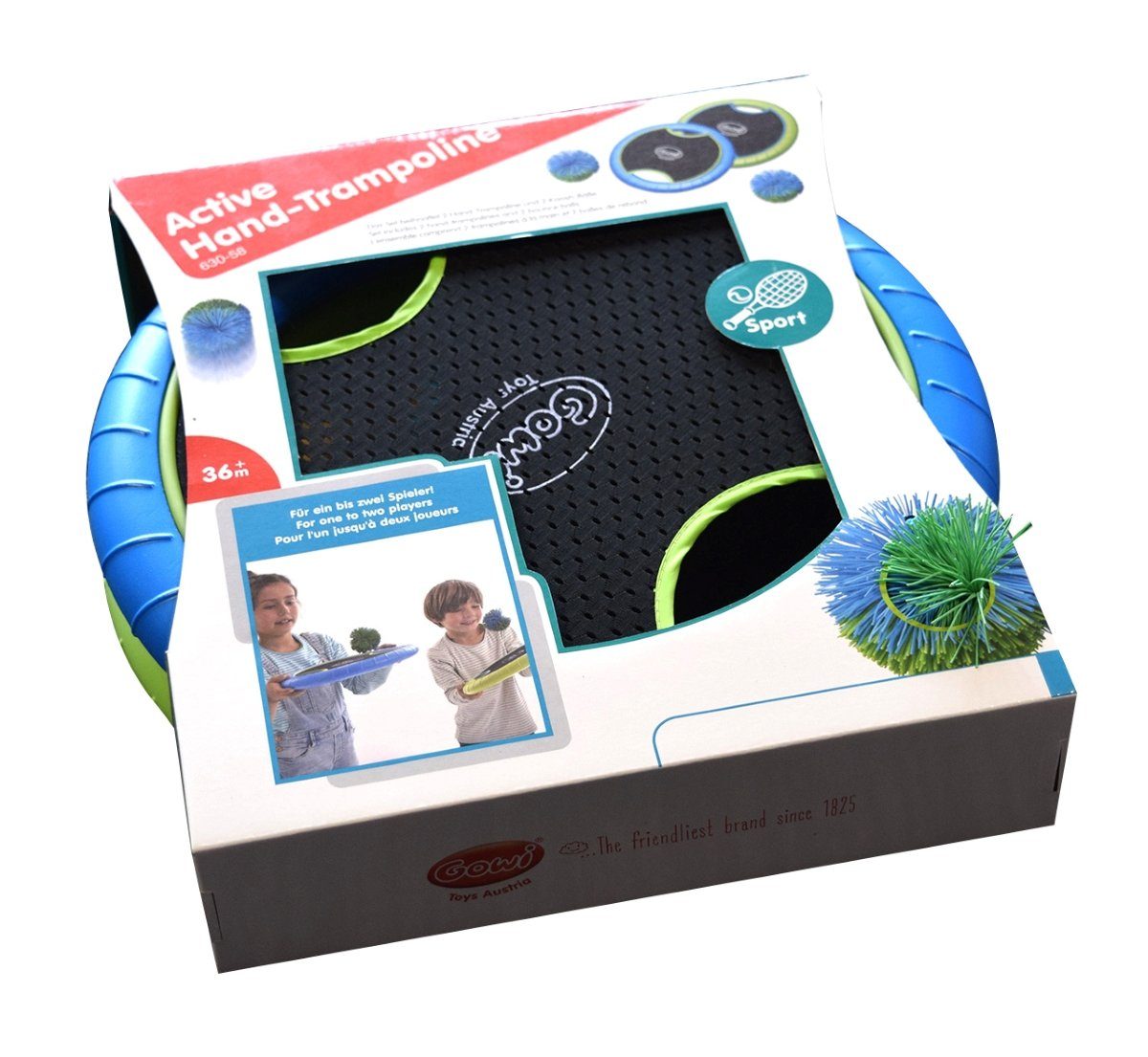 SportFit Trampolin Aktiv Spiel Hand Spielball