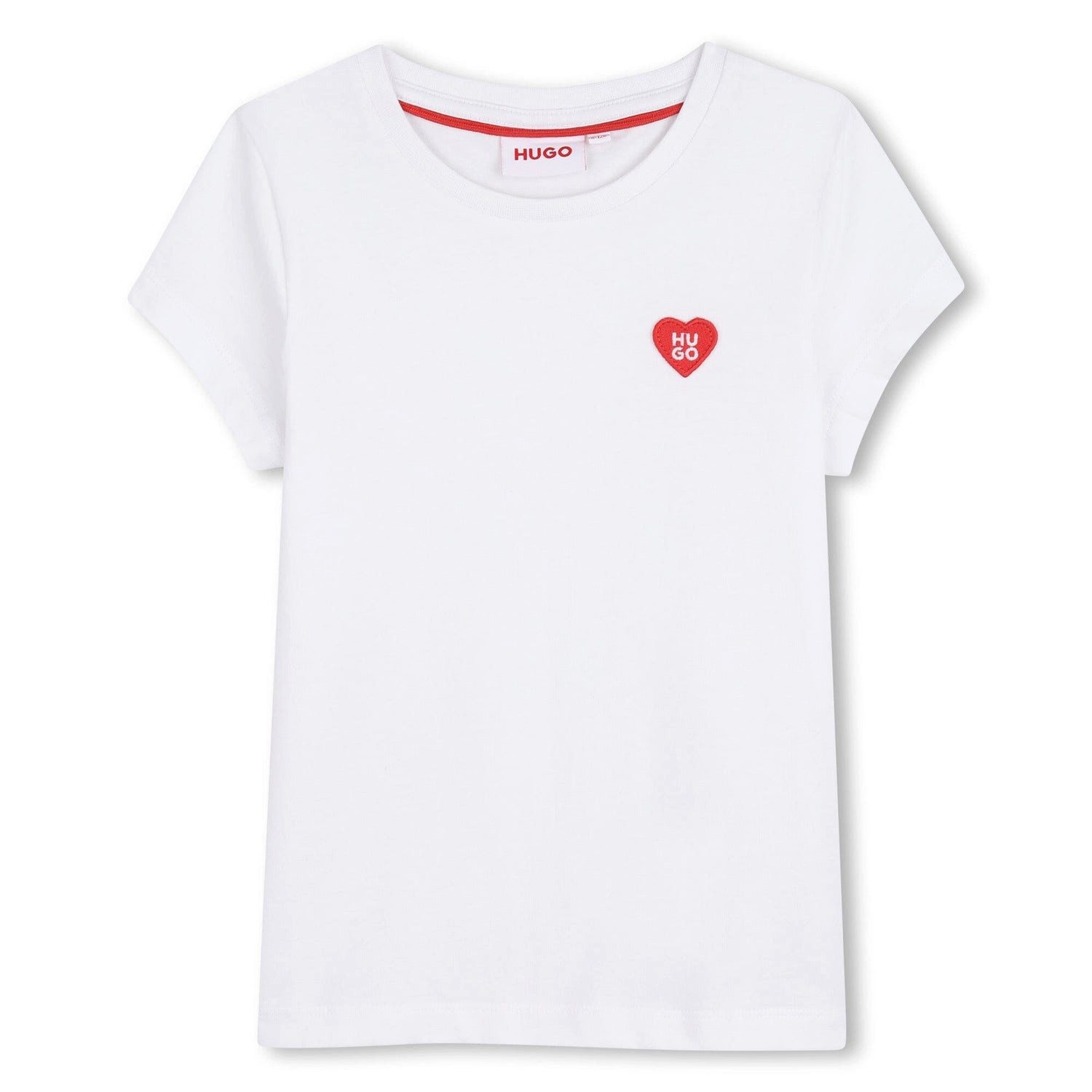 T-Shirt HUGO Kids – Kurzärmeliges T-Shirt „Weiss“