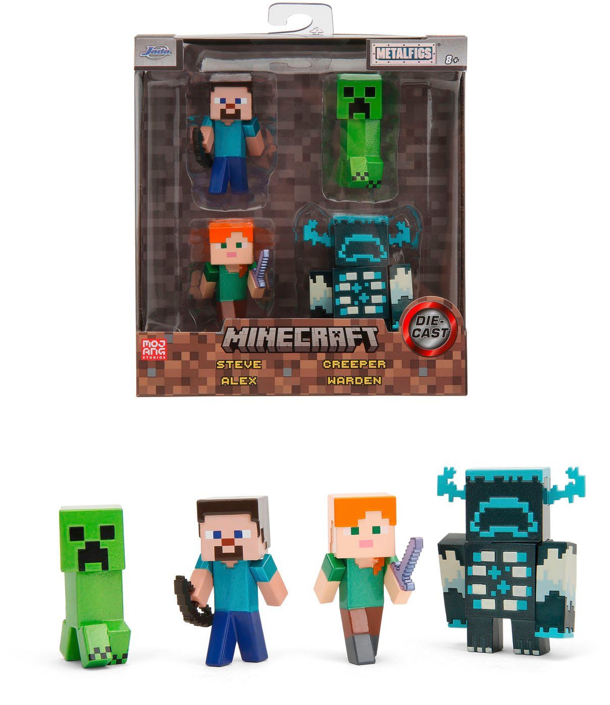 JADA Spielfigur Minecraft, (Set, 4-tlg)