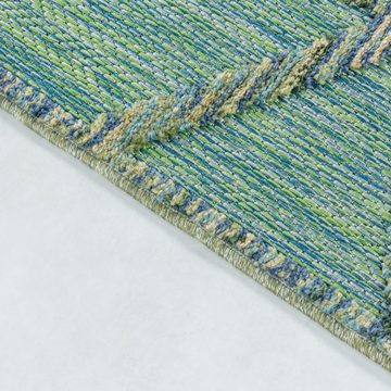 Outdoorteppich Teppich für den Flur oder Küche Skandinavisches Design, Stilvoll Günstig, Läufer, Höhe: 10 mm