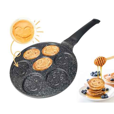 Cheffinger Crêpepfanne Smiley Pfannkuchen Pfanne Ø26cm Induktion Pancake Pfanne