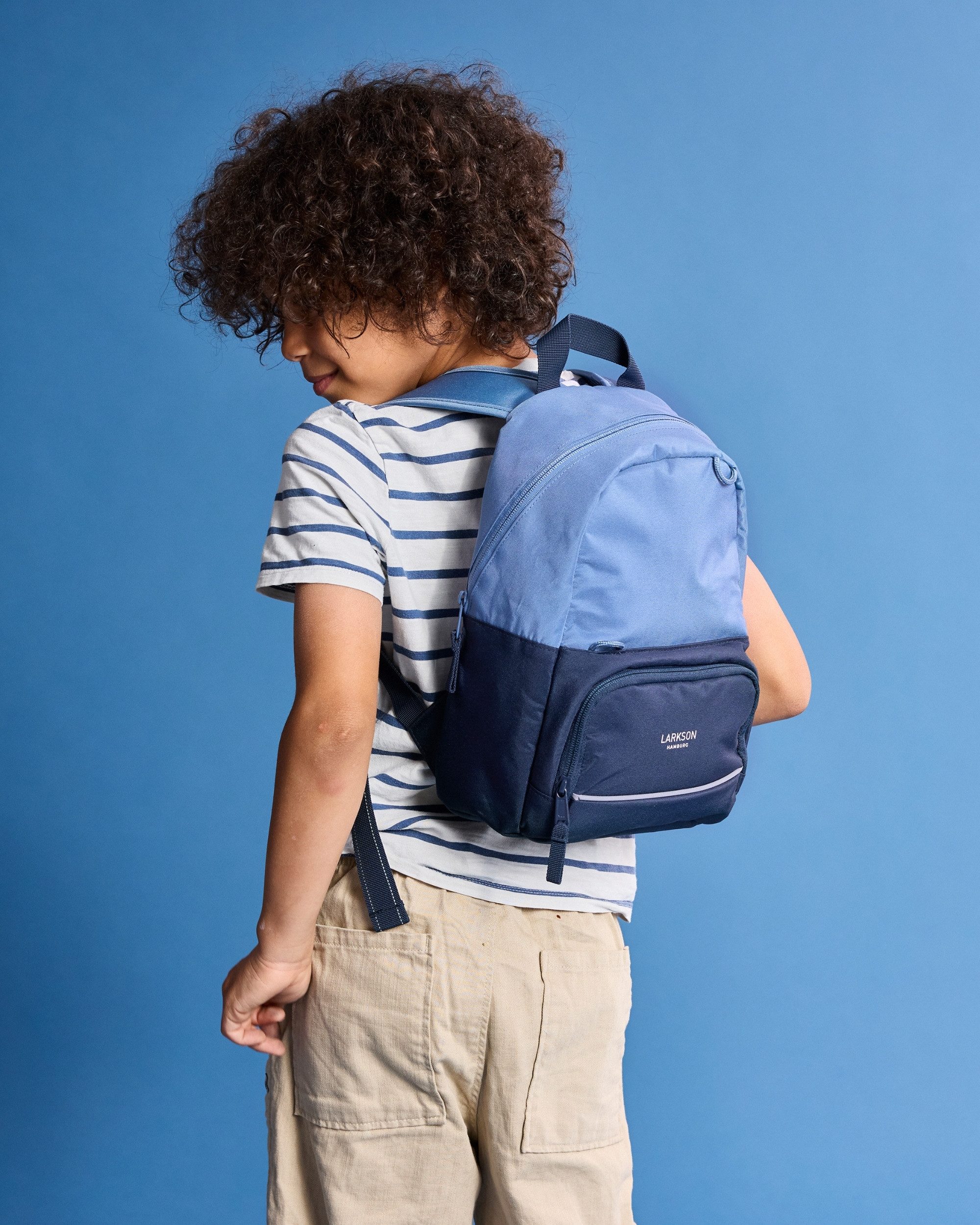 LARKSON Kinderrucksack Knut Rucksack für Mädchen & Jungen, Kleiner Kinderrucksack mit Brustgurt