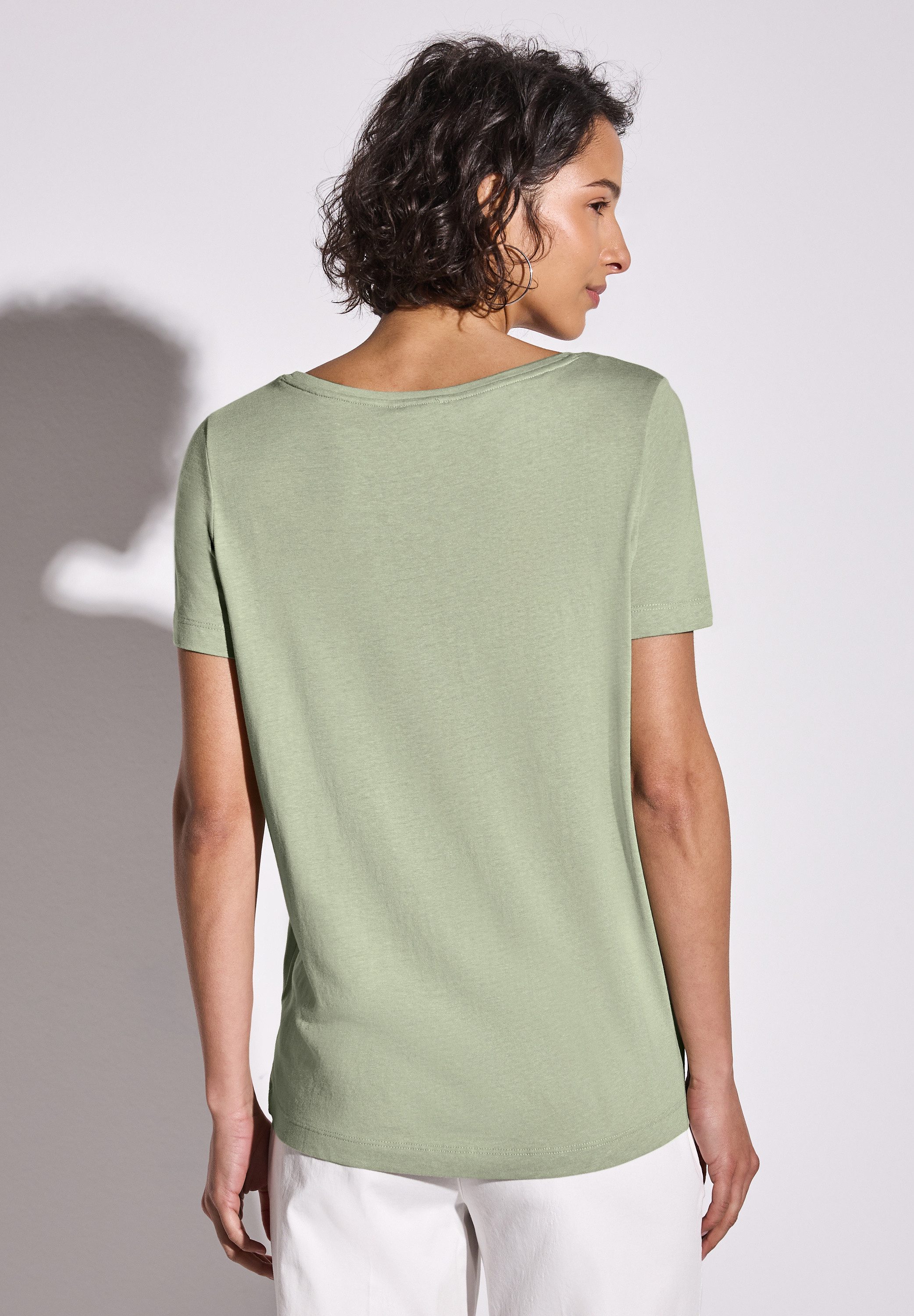 STREET ONE T-Shirt, schimmernd günstig online kaufen