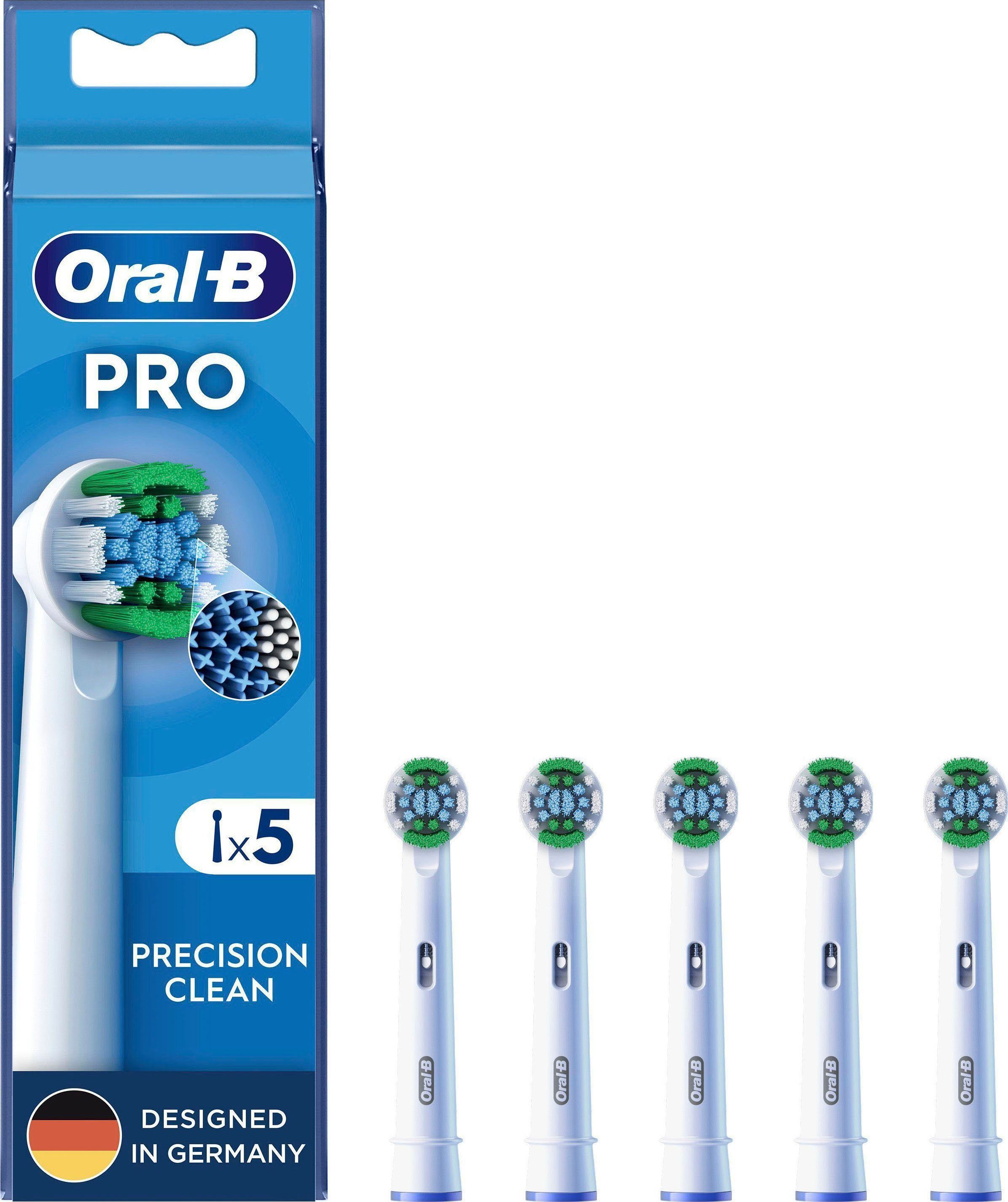 Oral-B Aufsteckbürsten Pro Precision Clean, X-förmige Borsten