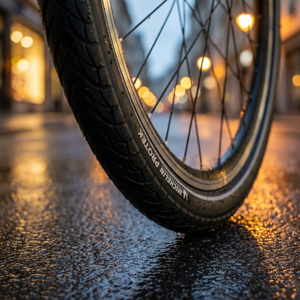 Michelin Fahrradreifen Michelin Reifen Protek Draht 28x1.60 Zoll 42-622 700x40C schwarz Refle