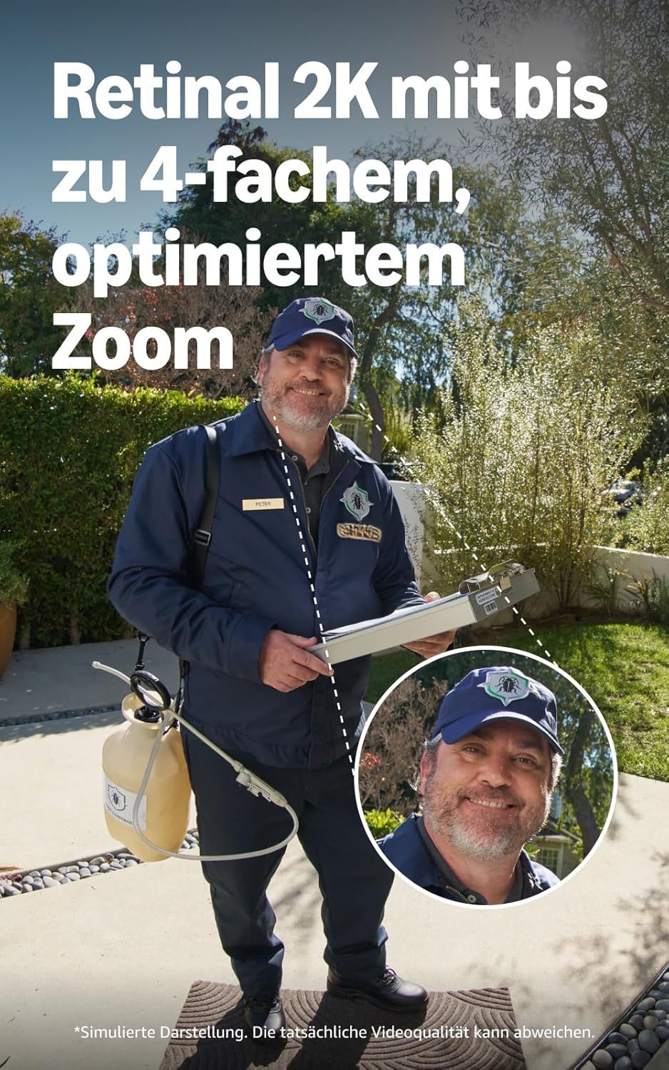 Ring Smart Home Türklingel Wired Video Doorbell 2K (Neuste Generation) (Außenbereich, Eingangsbereich, Haustür, Nachtsicht, Gegensprechfunktion, Bewegungserkenn – Bild 3 von 5