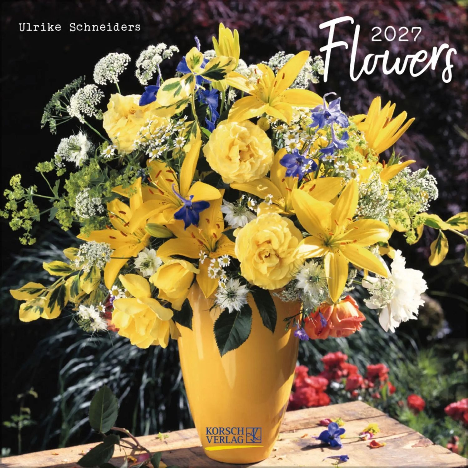 Korsch Verlag Wandkalender Flowers 2027