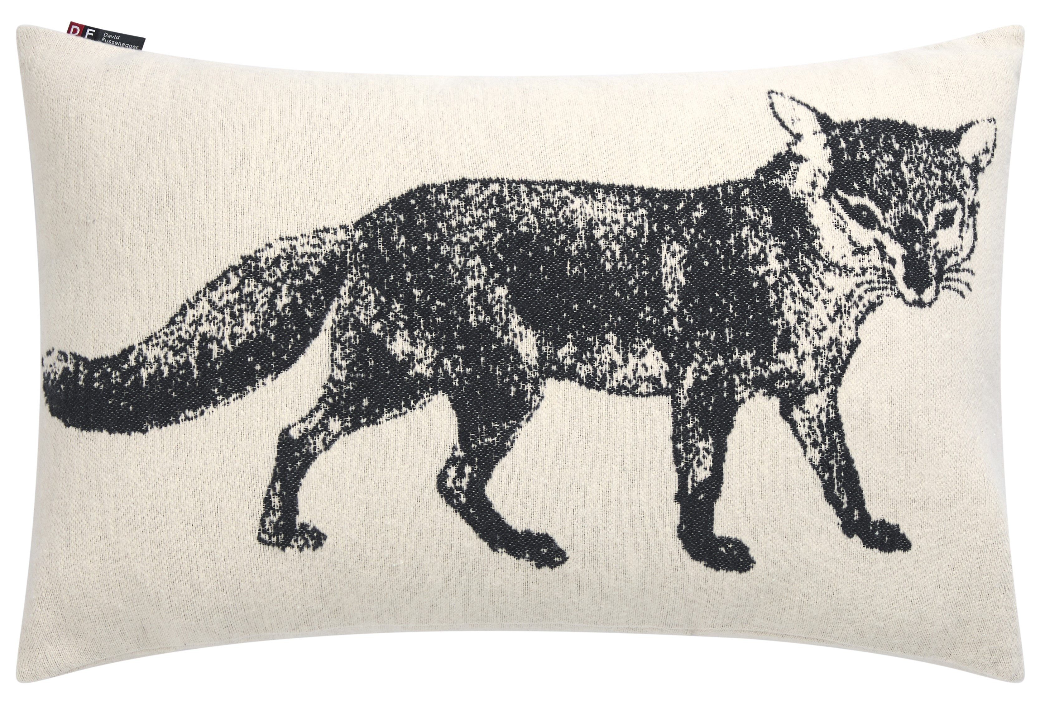 Kissenhülle Nova 'Fuchs' 40 x 60 cm Rohweiß