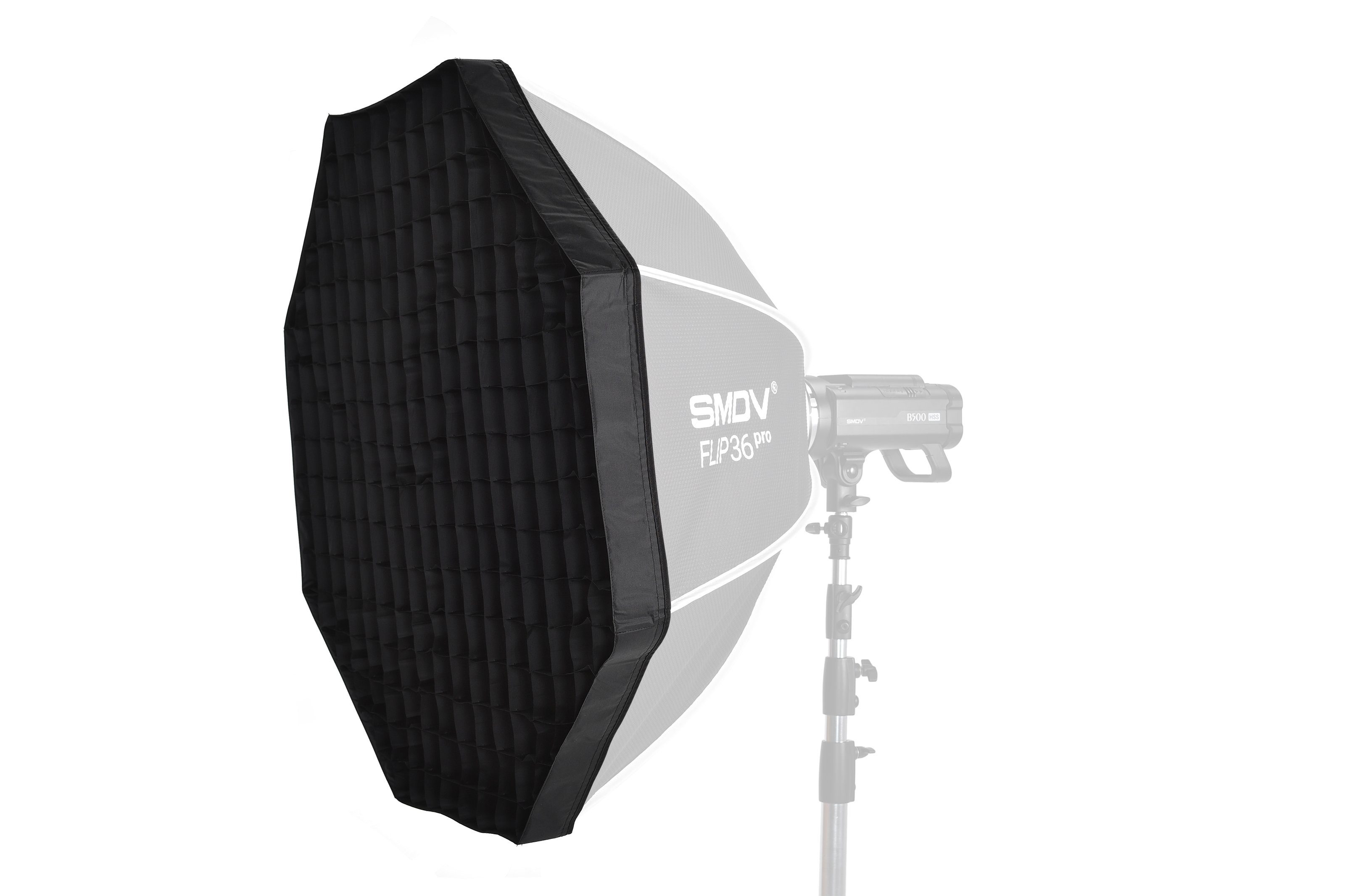 Für Speedbox Softbox 36", Impulsfoto FLIP 90 GRID SMDV Klett, cm Wabenaufsatz