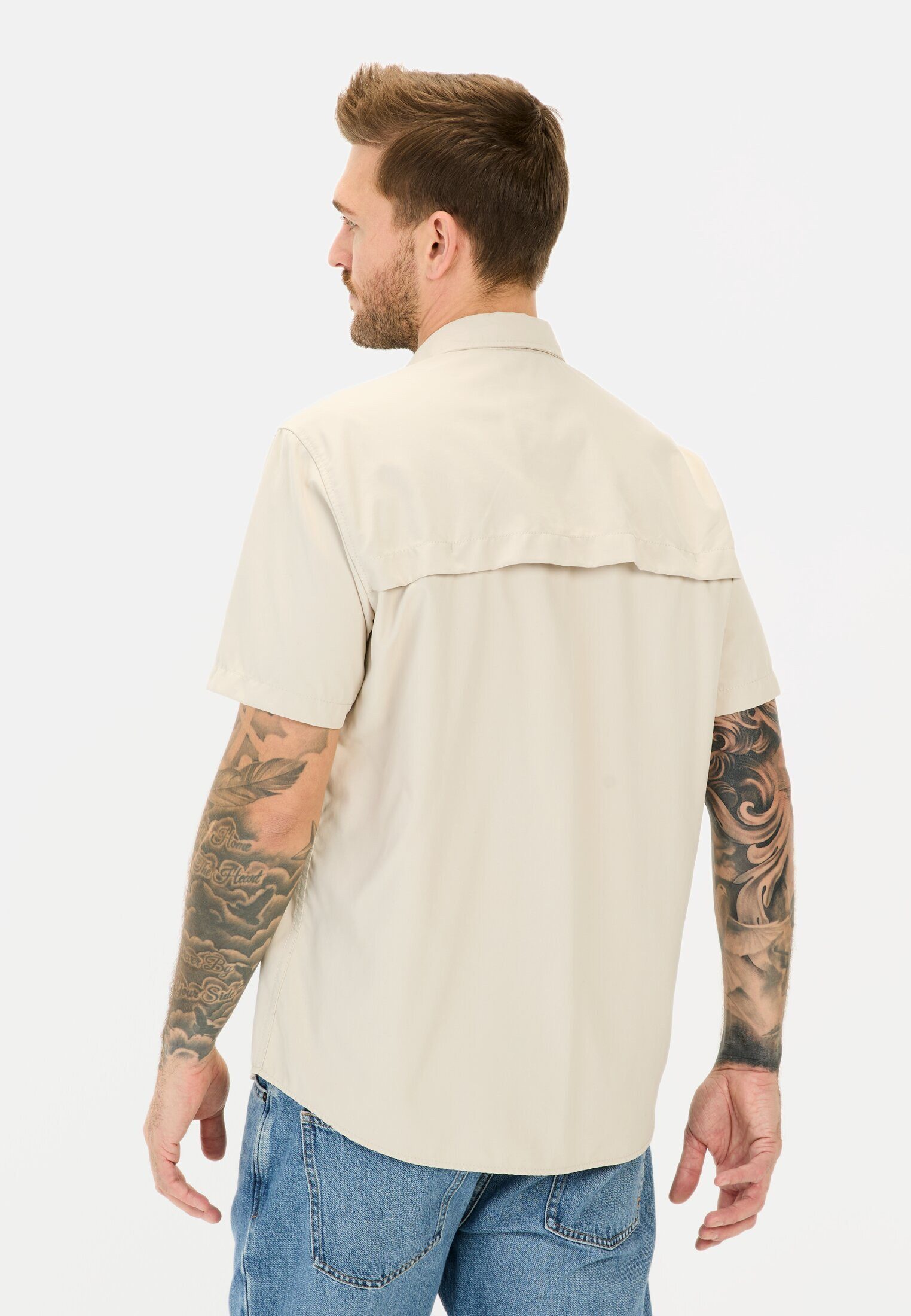 camel active Kurzarmhemd mit Cooling Effekt Kurzarm Kentkragen Kentkragen günstig online kaufen