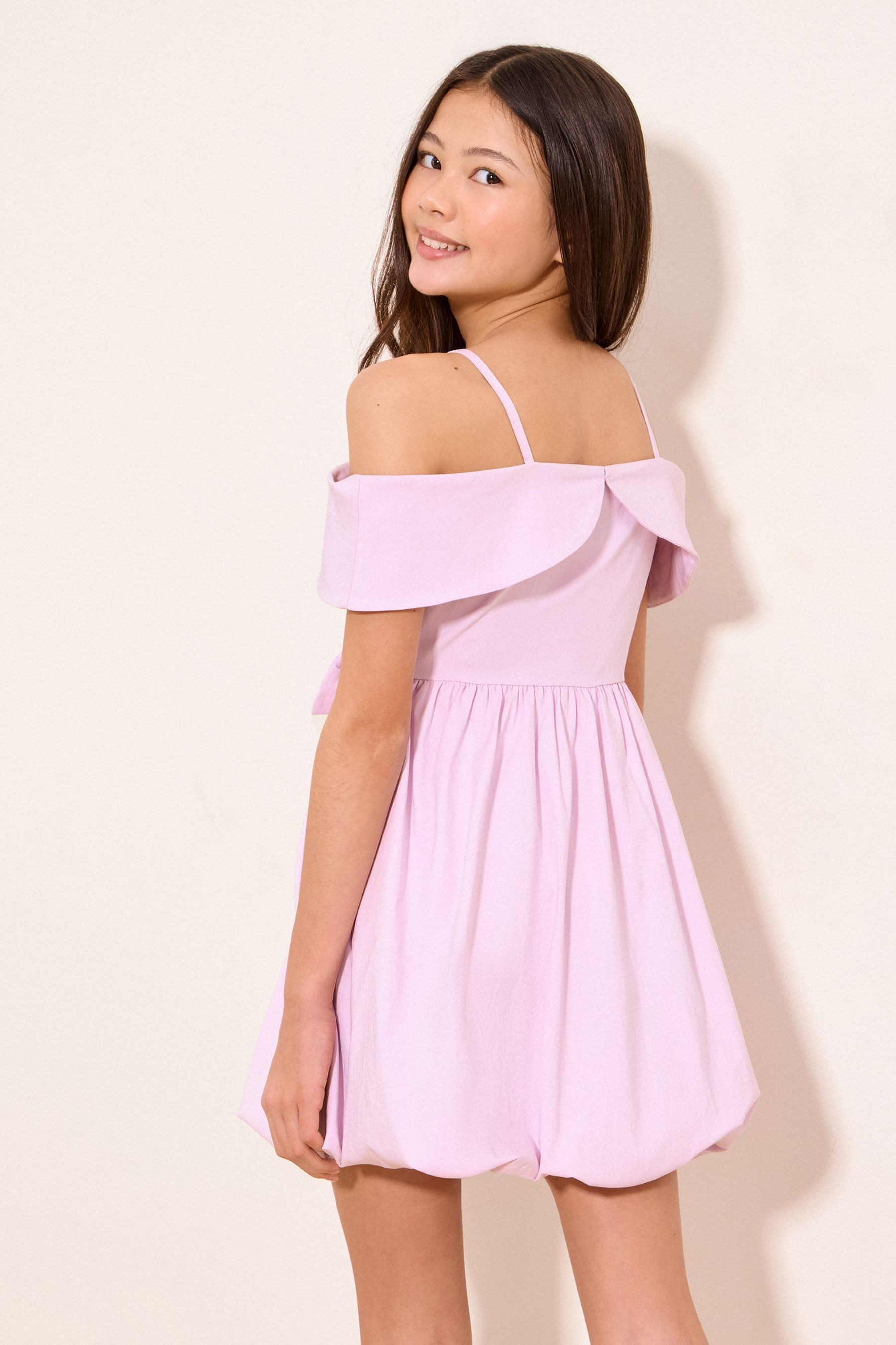 LIPSY Partykleid Lipsy Ballonkleid mit Bardotausschnitt (1-tlg)