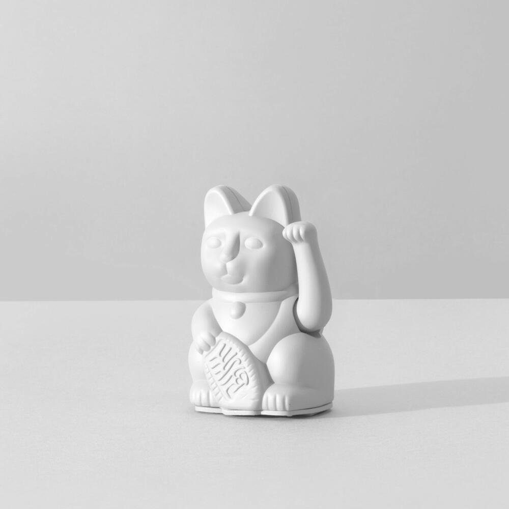 White Mini Neko Winkekatze Donkey Lucky Maneki Cat Products