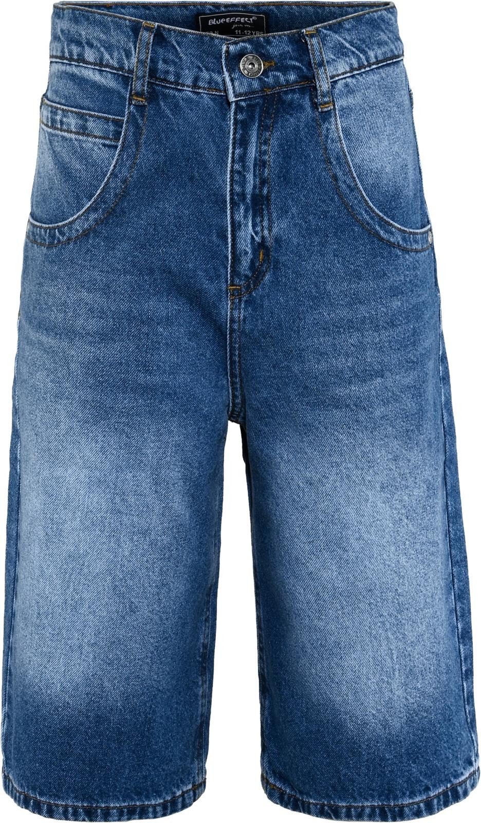 BLUE EFFECT Jeansshorts Boys Long Skater Slim Fit schmaler Bund