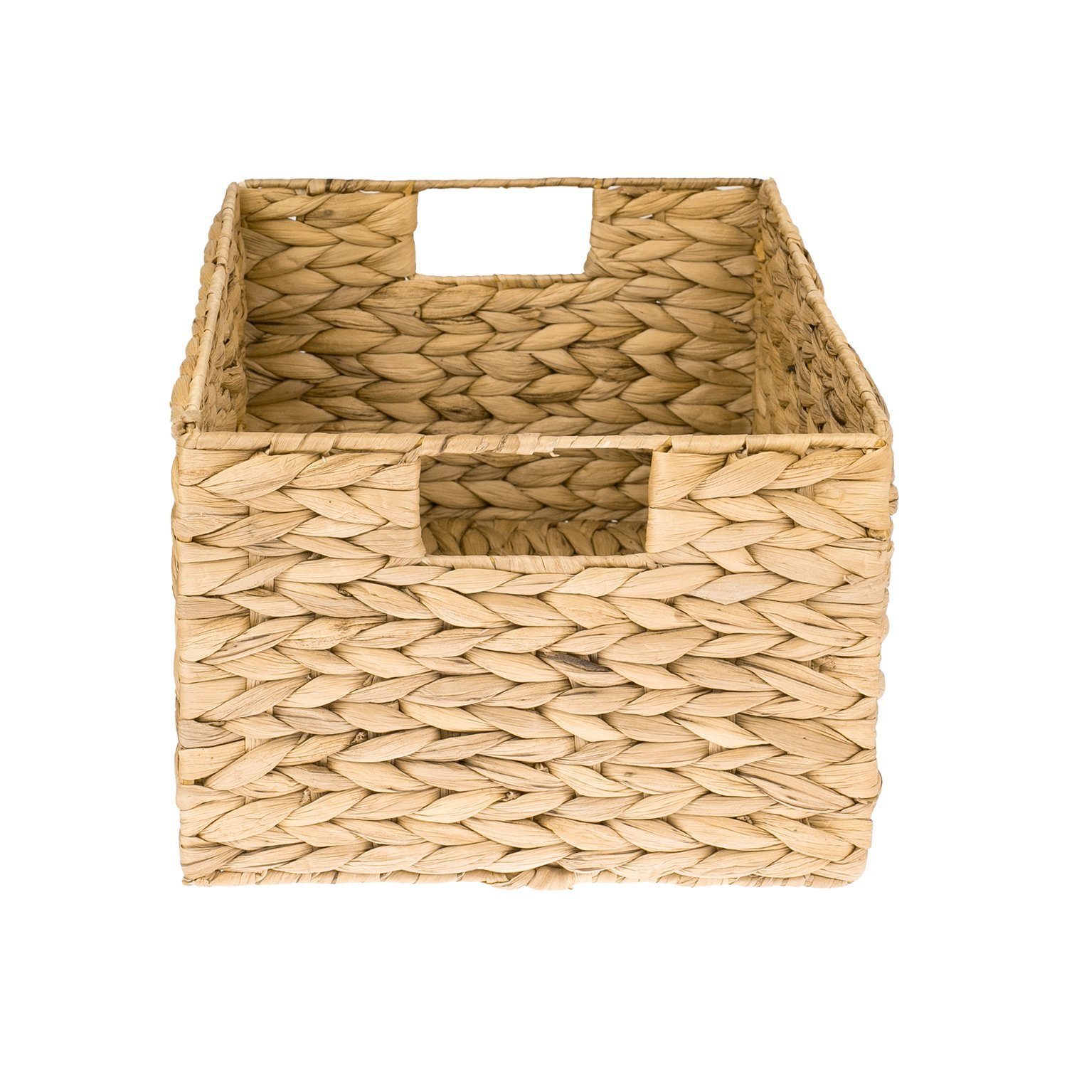 HMF Aufbewahrungskorb faltbarer Korb geflochten aus Wasserhyazinthe Seegras günstig online kaufen