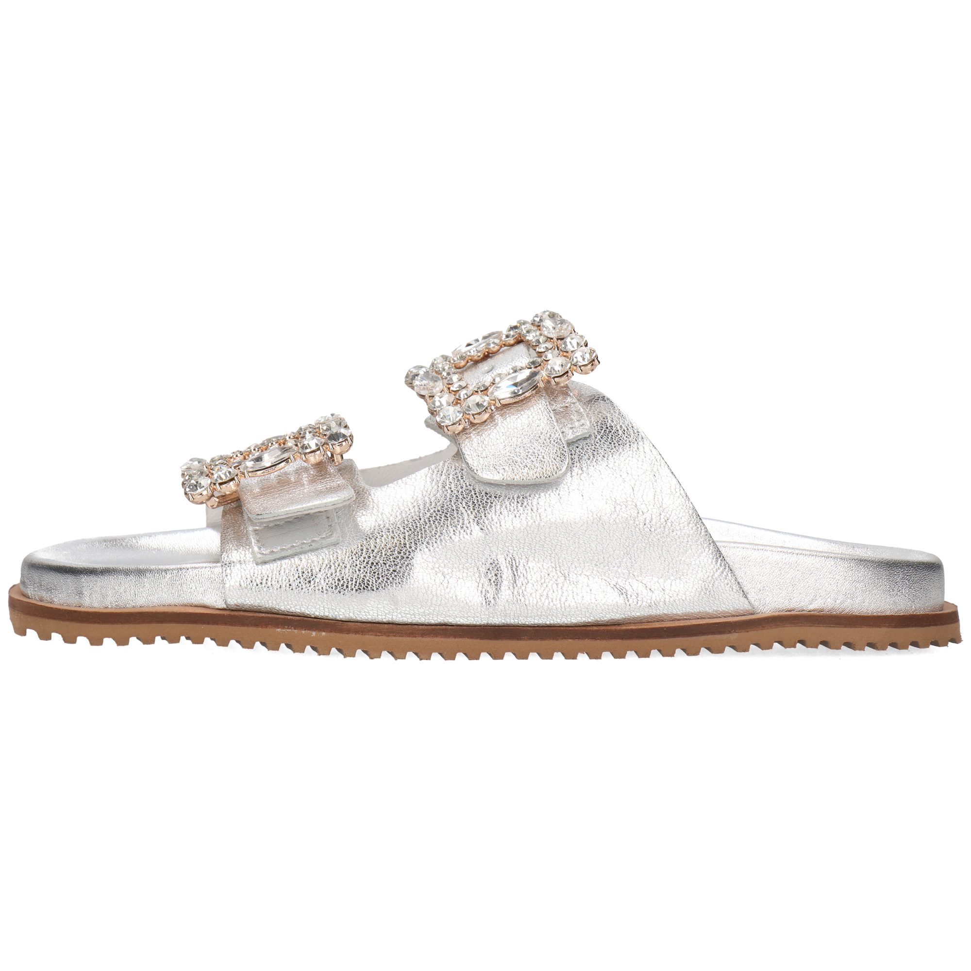 Melvin & Hamilton Eve 1 Leder-Pantoletten für Damen Pantolette Flache Absätze, Echtes Leder