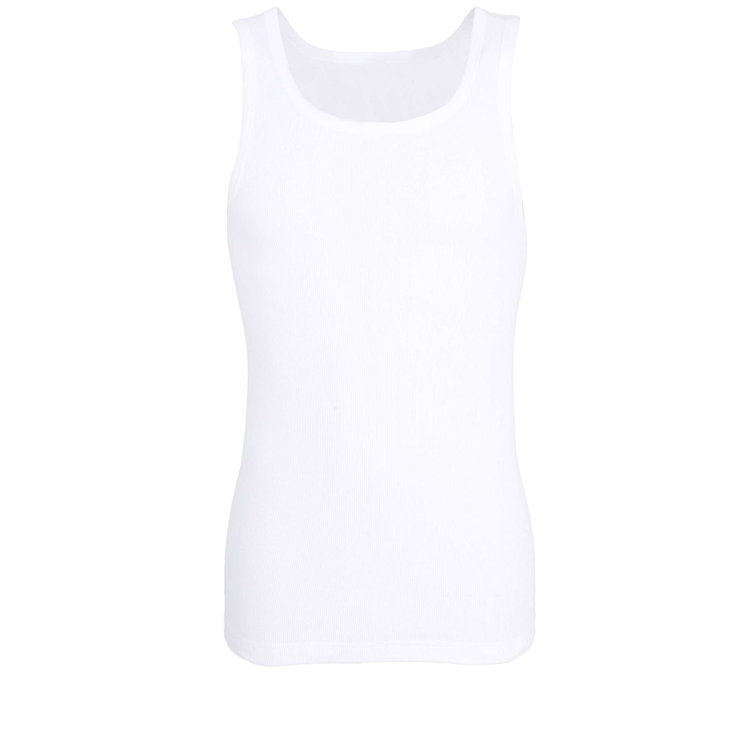 4er im TAILOR Unterhemd Weiß TOM Doppelripp, Pack (Mehrpack, 4-St) Baumwolle, hautfreundlich,