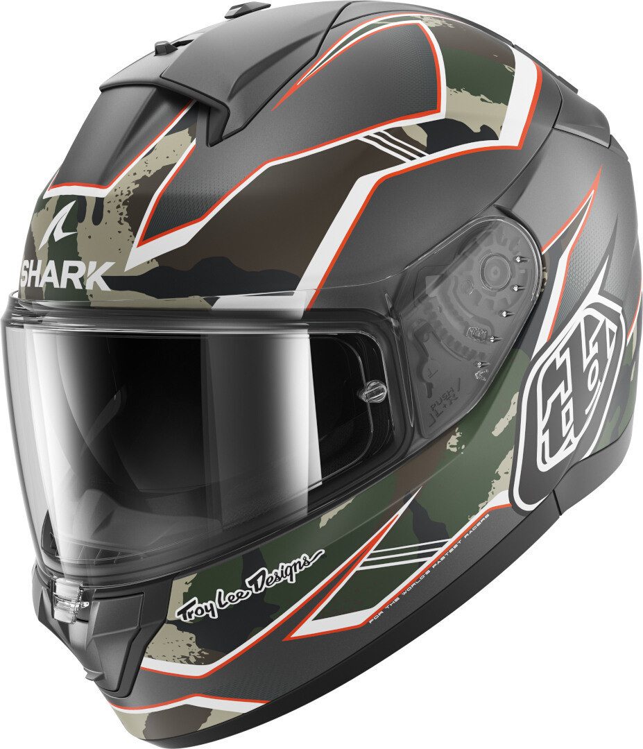 Shark Motorradhelm Ridill 2 Matrix Camo Helm, vorbereitet für Kommunikationssystem,integriertes Sonnenvisier