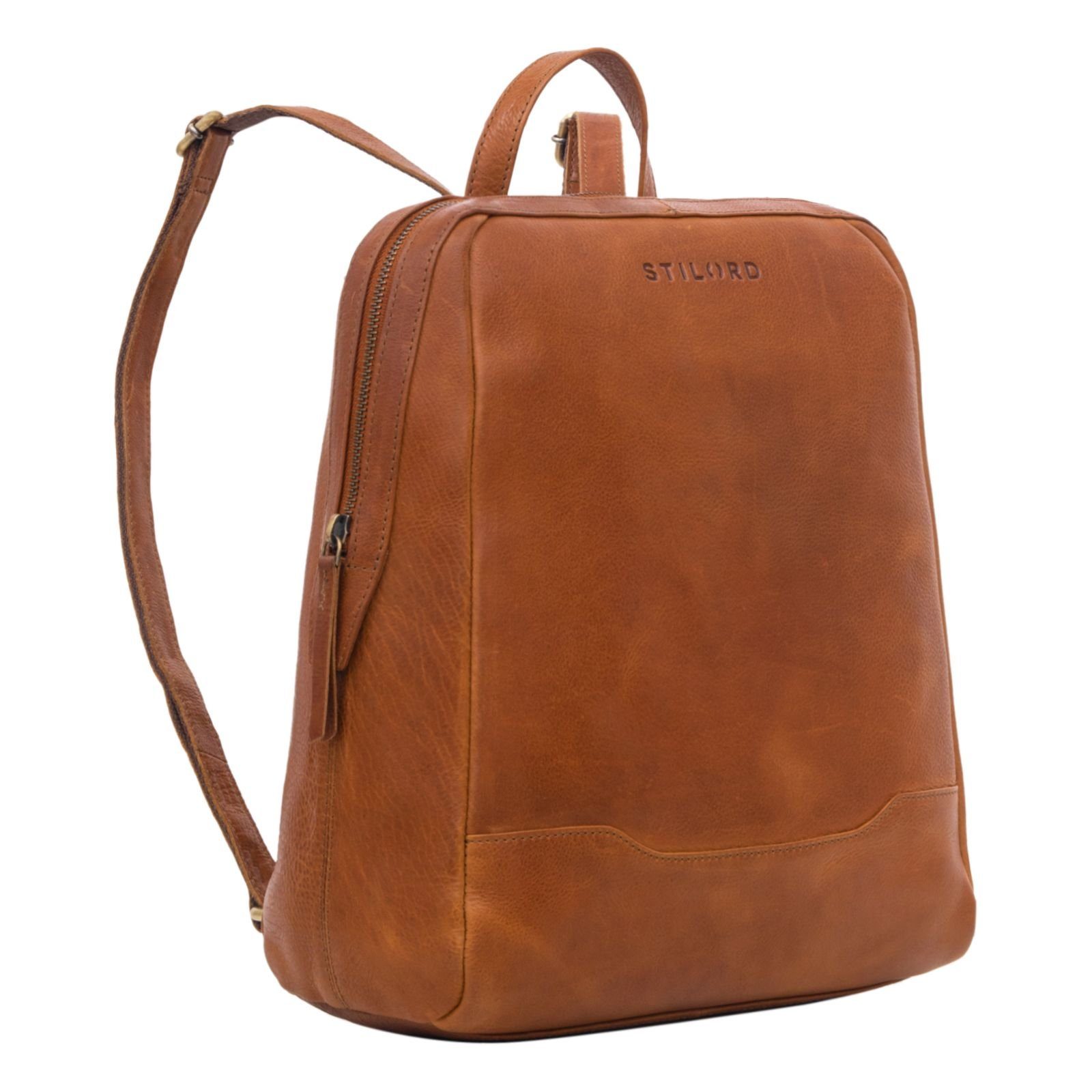 Cityrucksack "Maxime" Kleiner Leder Daypack für Damen