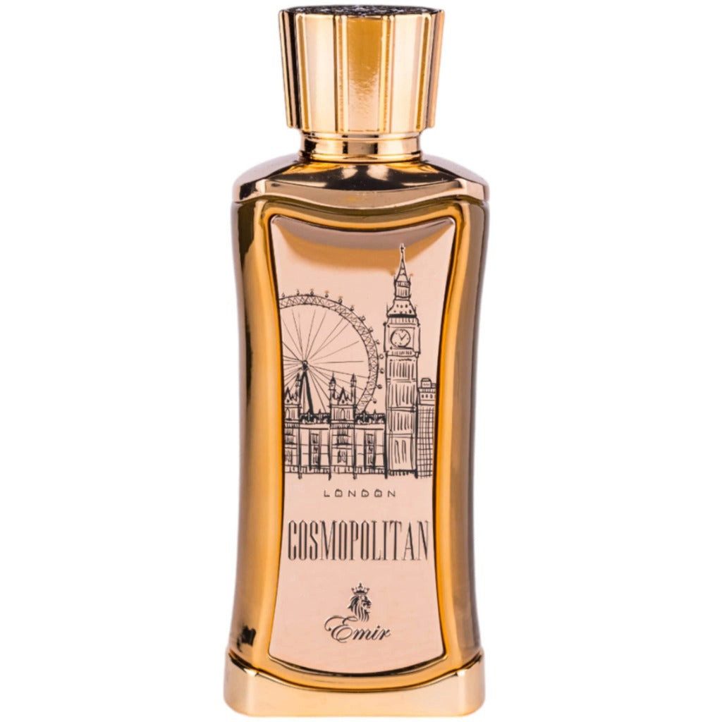 Paris Corner Duft-Set Cosmopolitan London EDP – Blumig-Ledrig mit + Parfümzerstäuber (leer)