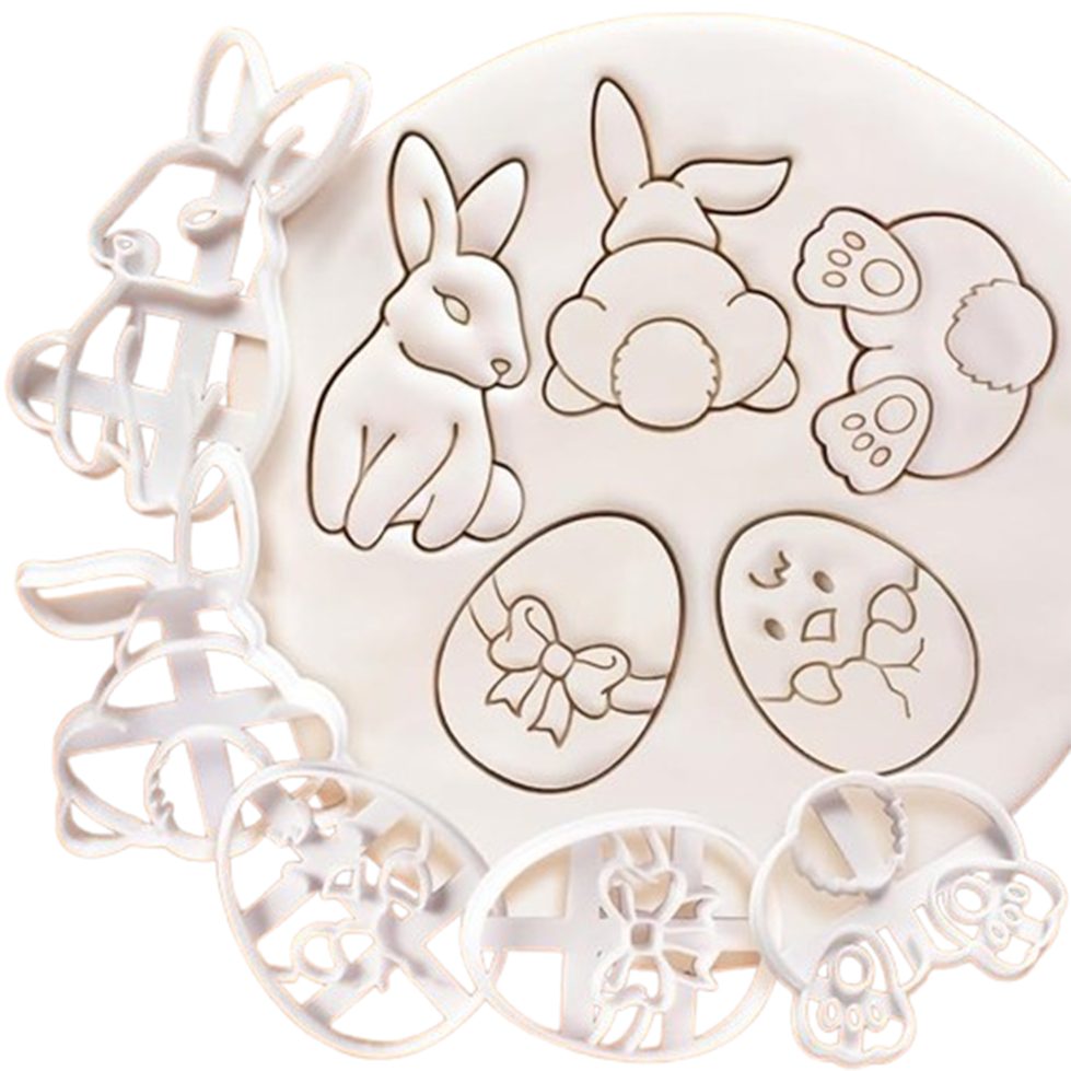 Ausstechform Goldiges Ostern, 5-teiliges Set
