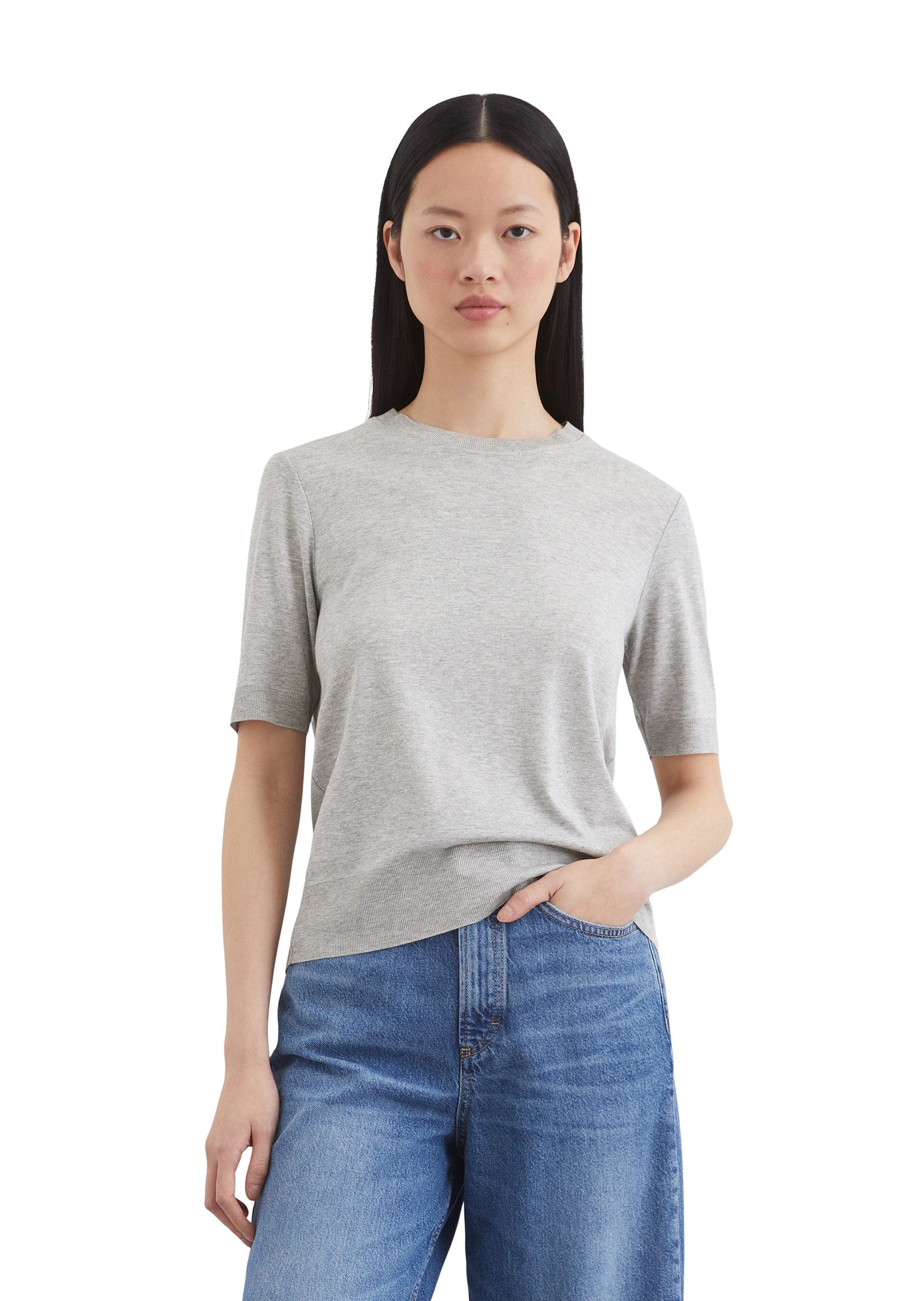 Marc O'Polo T-Shirt aus TENCEL™ Lyocell-Baumwolle-Mix