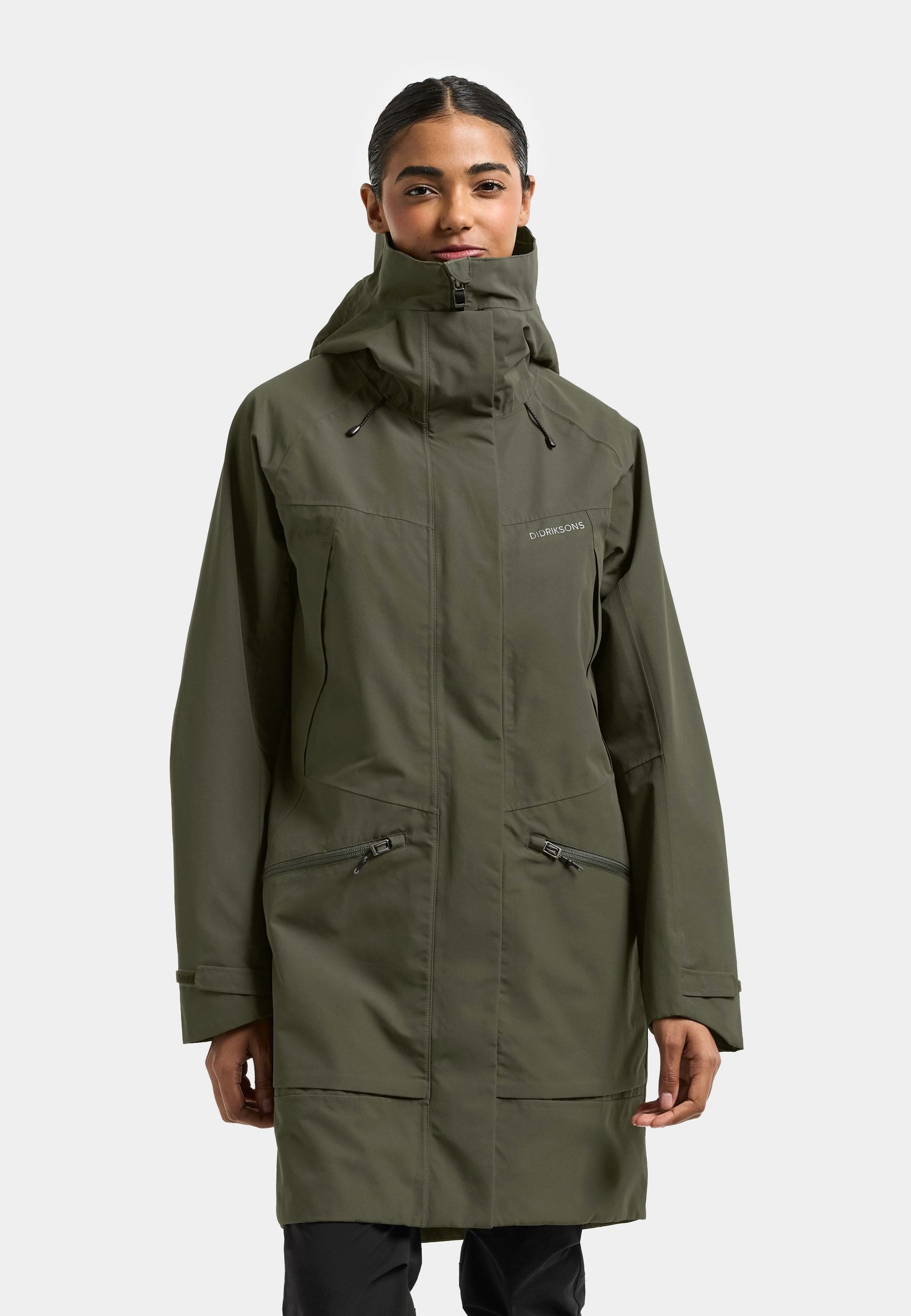Didriksons Parka mit Kapuze mit Taschen