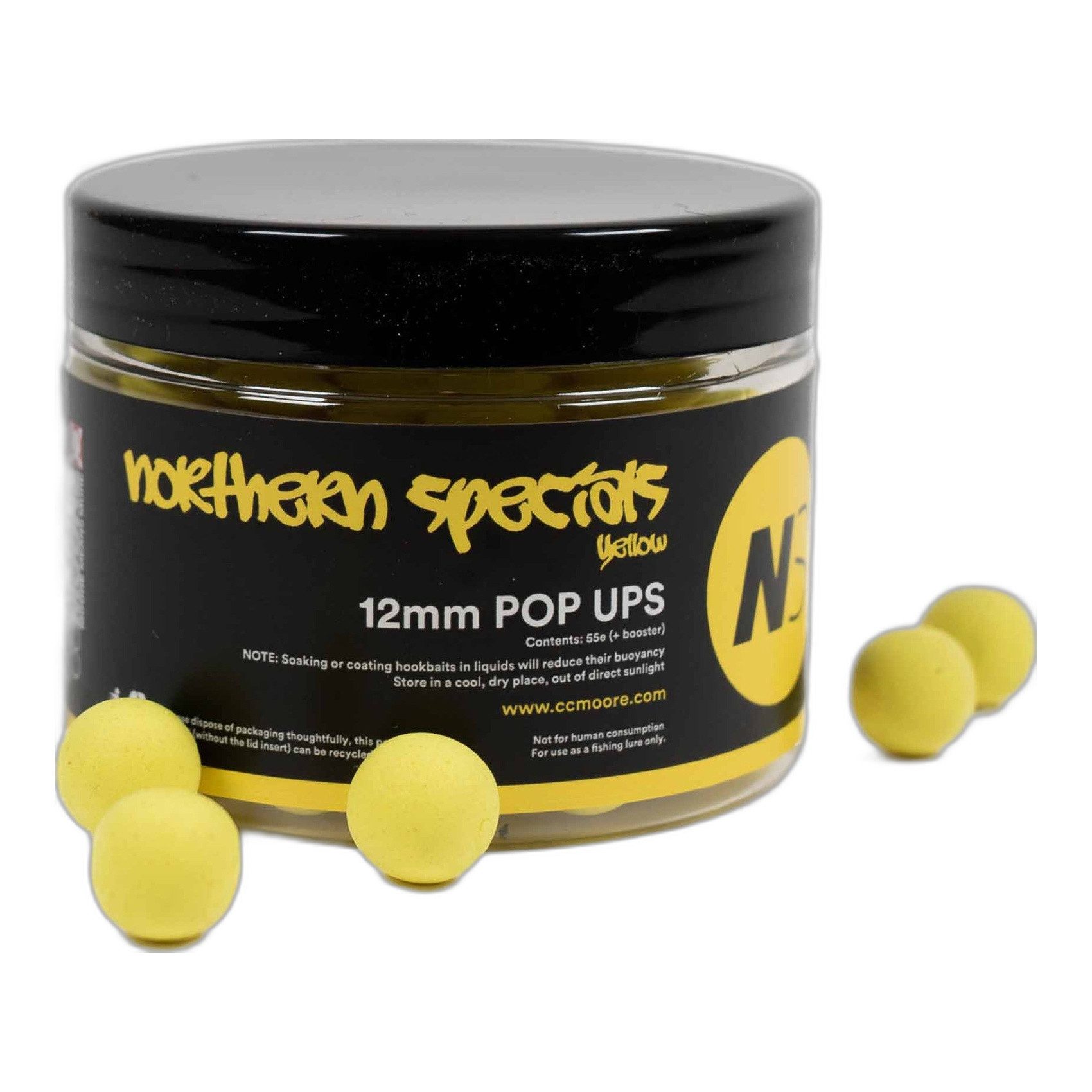 CC Moore Fischboilies NS1 Pop Ups Yellow 12mm