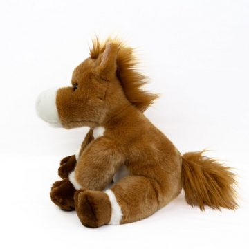 Teddys Rothenburg Kuscheltier Kuscheltier Pferd 30 cm sitzend beige