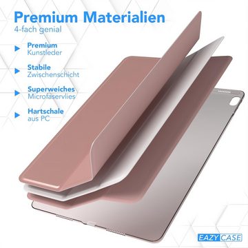 EAZY CASE Tablet-Hülle Smart Case für Apple iPad Pro 10,5" (2017) 10,5 Zoll, Tablet Case Smartcase Hülle mit Sleep Wake Up Funktion Etui Roségold