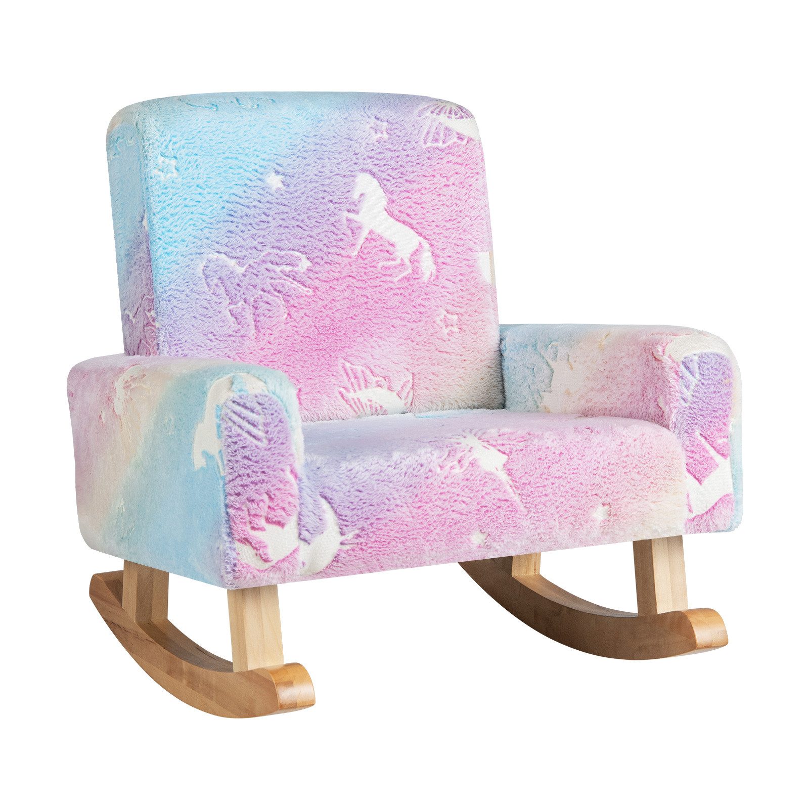 COSTWAY Kindersessel, Kindersofa, Schaukelstuhl Leuchtend günstig online kaufen